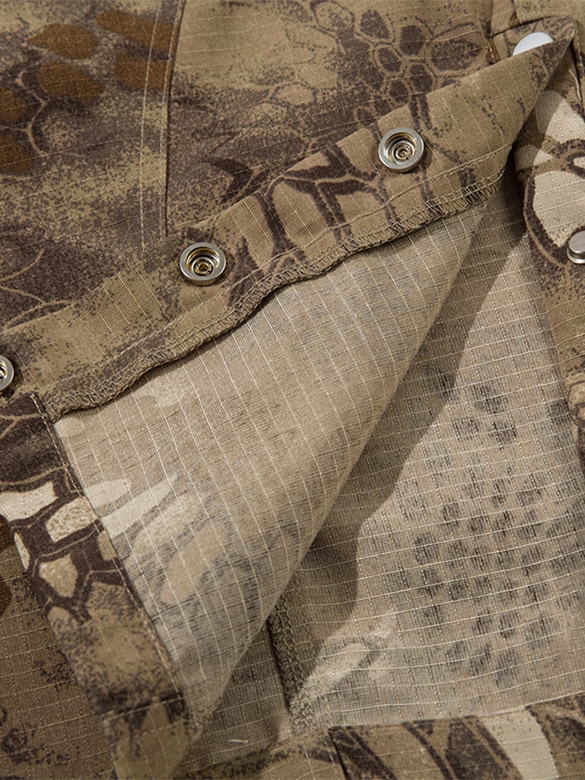 Street Snake Camo Multi-pocket Cargo Pants - Image 12
