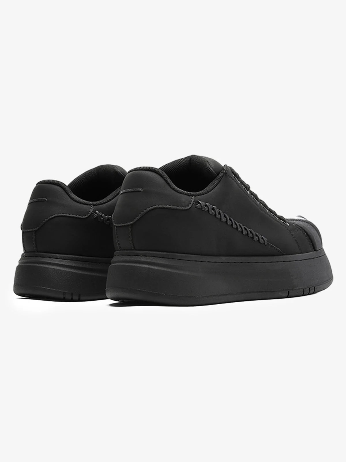 Street Spray-Painted Shell Toe Chunky Sneakers - Image 5