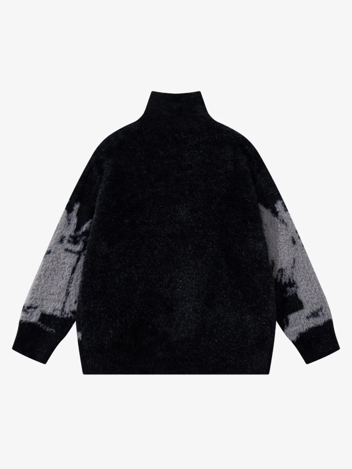 Street Subculture Angel Jacquard Cardigan Sweater - Image 13