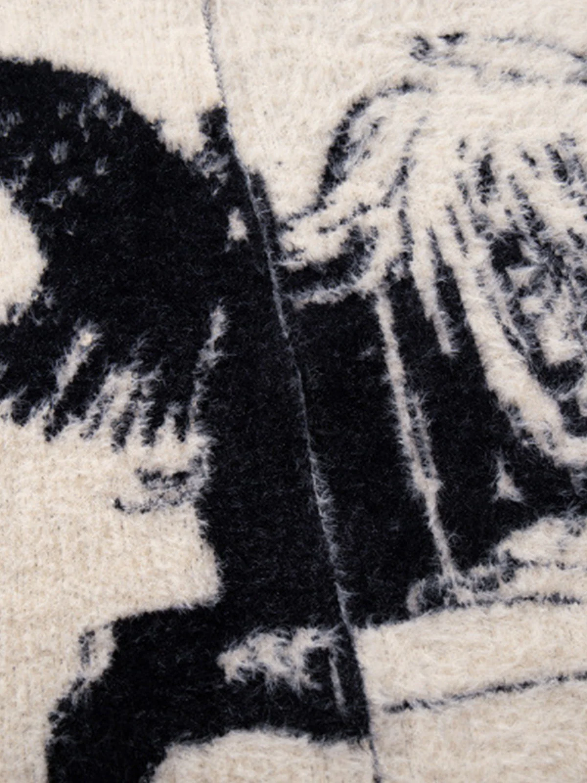Street Subculture Angel Jacquard Cardigan Sweater - Image 17