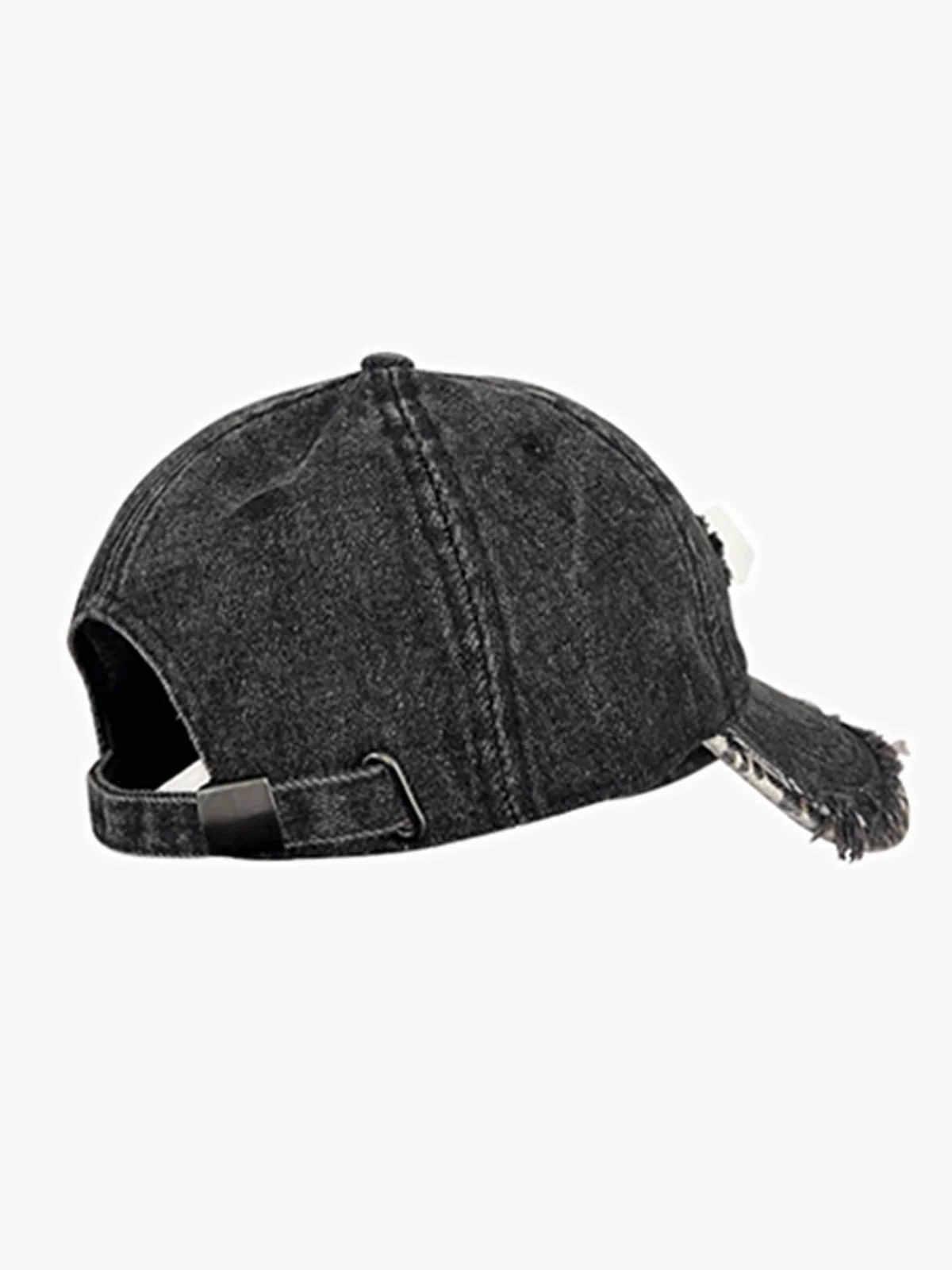Street Washed Distressed Letter Embroidered Baseball Cap - Image 7