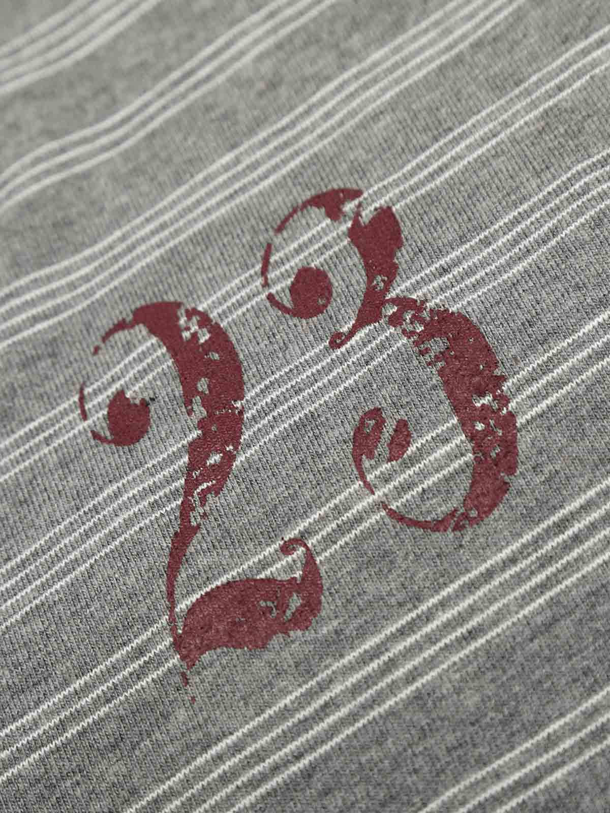 Striped Gothic Letter Graphic Long Sleeve T-Shirt - Image 5