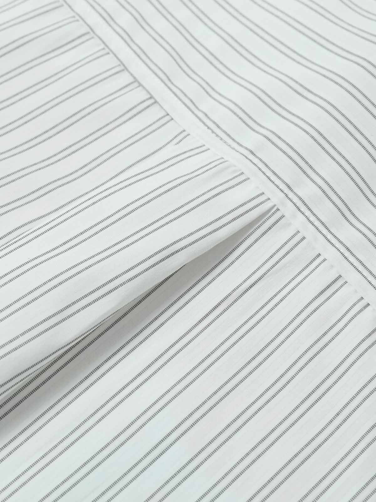 Striped Puppy Graphic Cotton Linen Shirt - Image 8