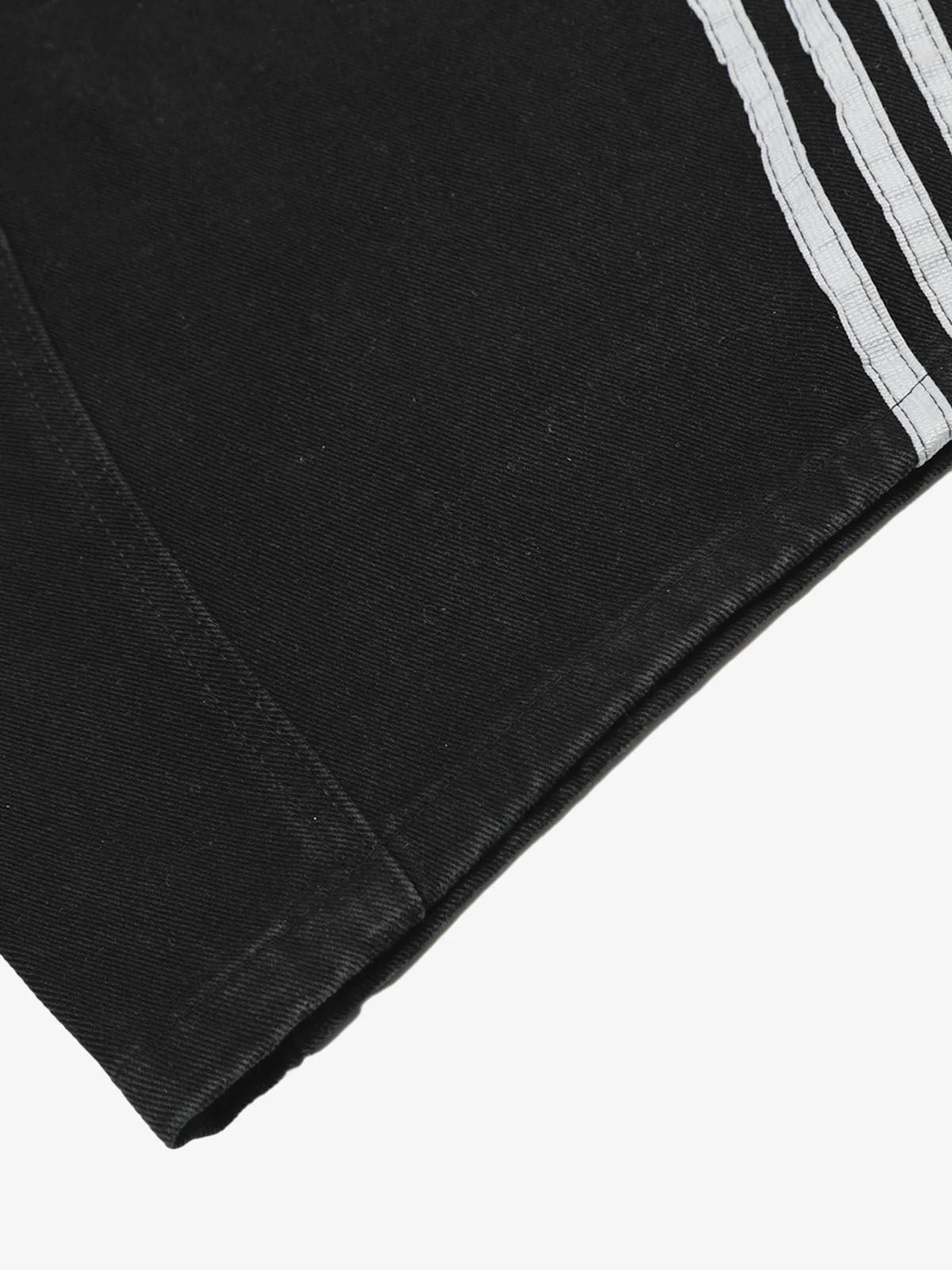 Denim Contrast Striped Stitching Barrel Jeans - 2504 - Image 12