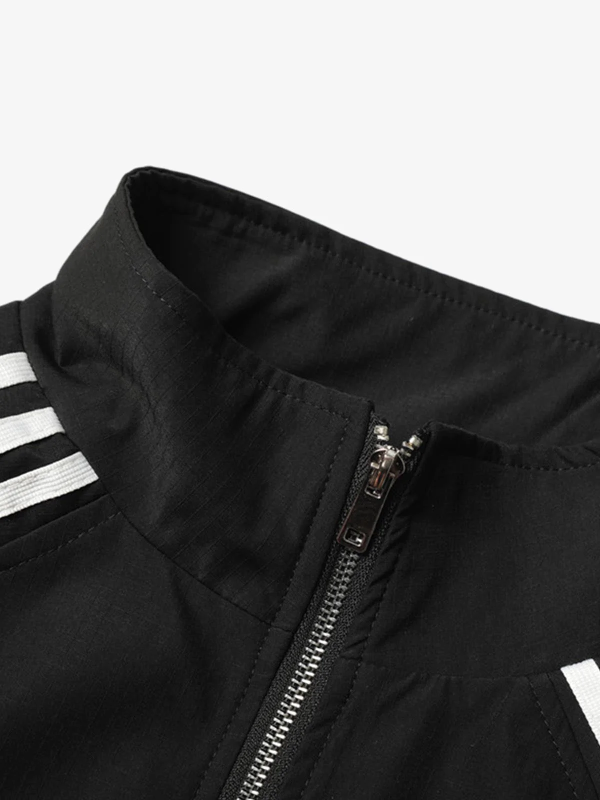 Striped Zip-Up Track Jacket and Wide-Leg Track Pants Set - Image 14