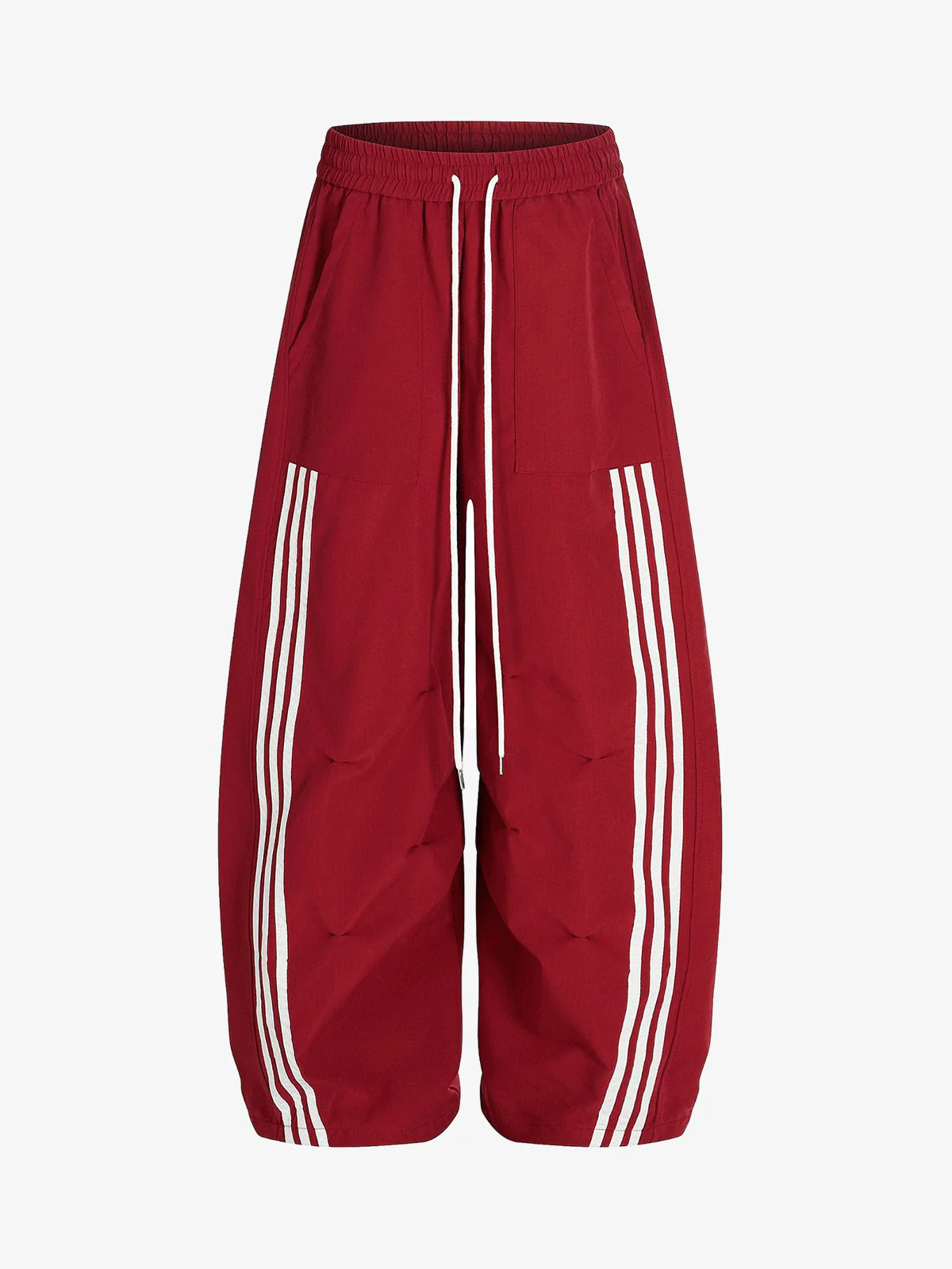 Striped Zip-Up Track Jacket and Wide-Leg Track Pants Set - Image 8