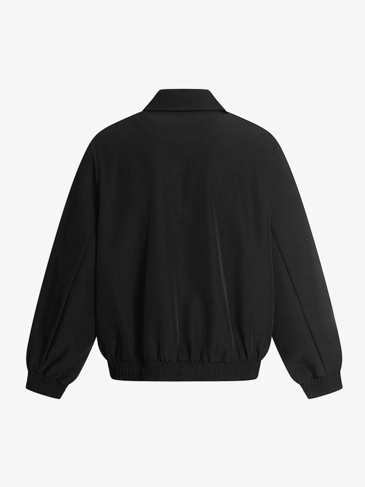 Structured Lapel Zip Front Pocket Jacket - Image 2