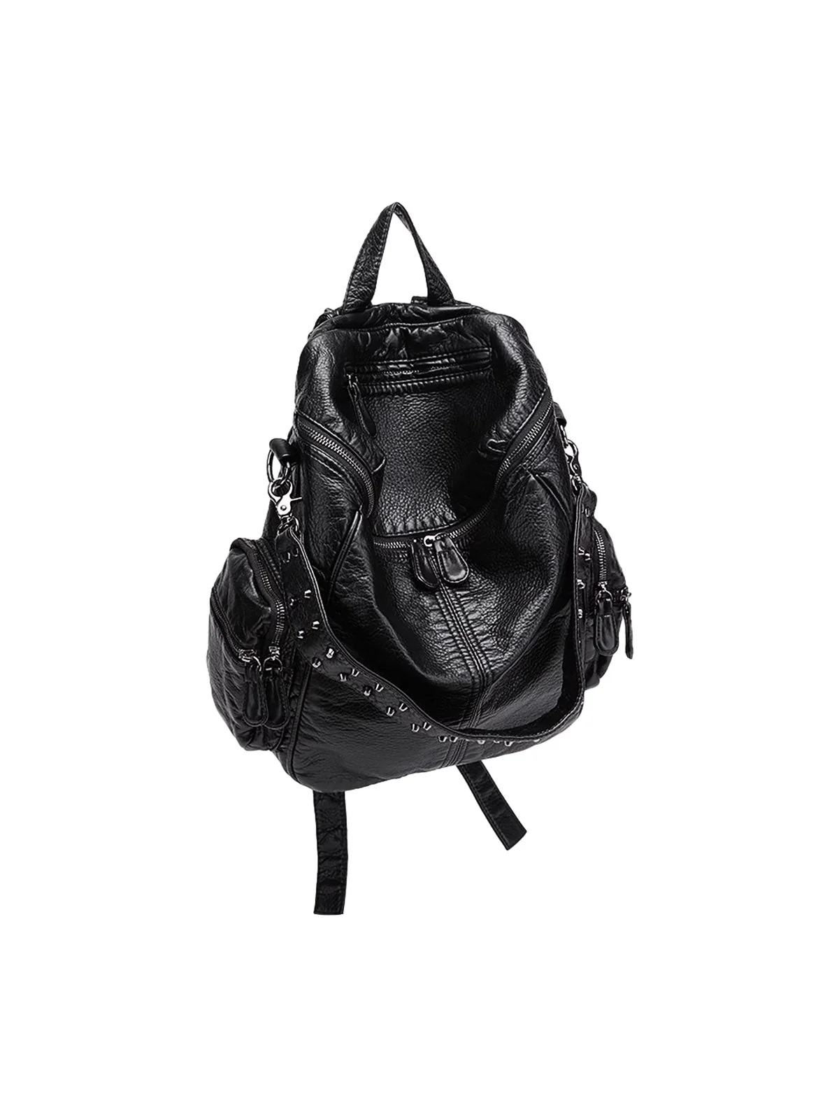 Studded Metallic Backpack - Image 4