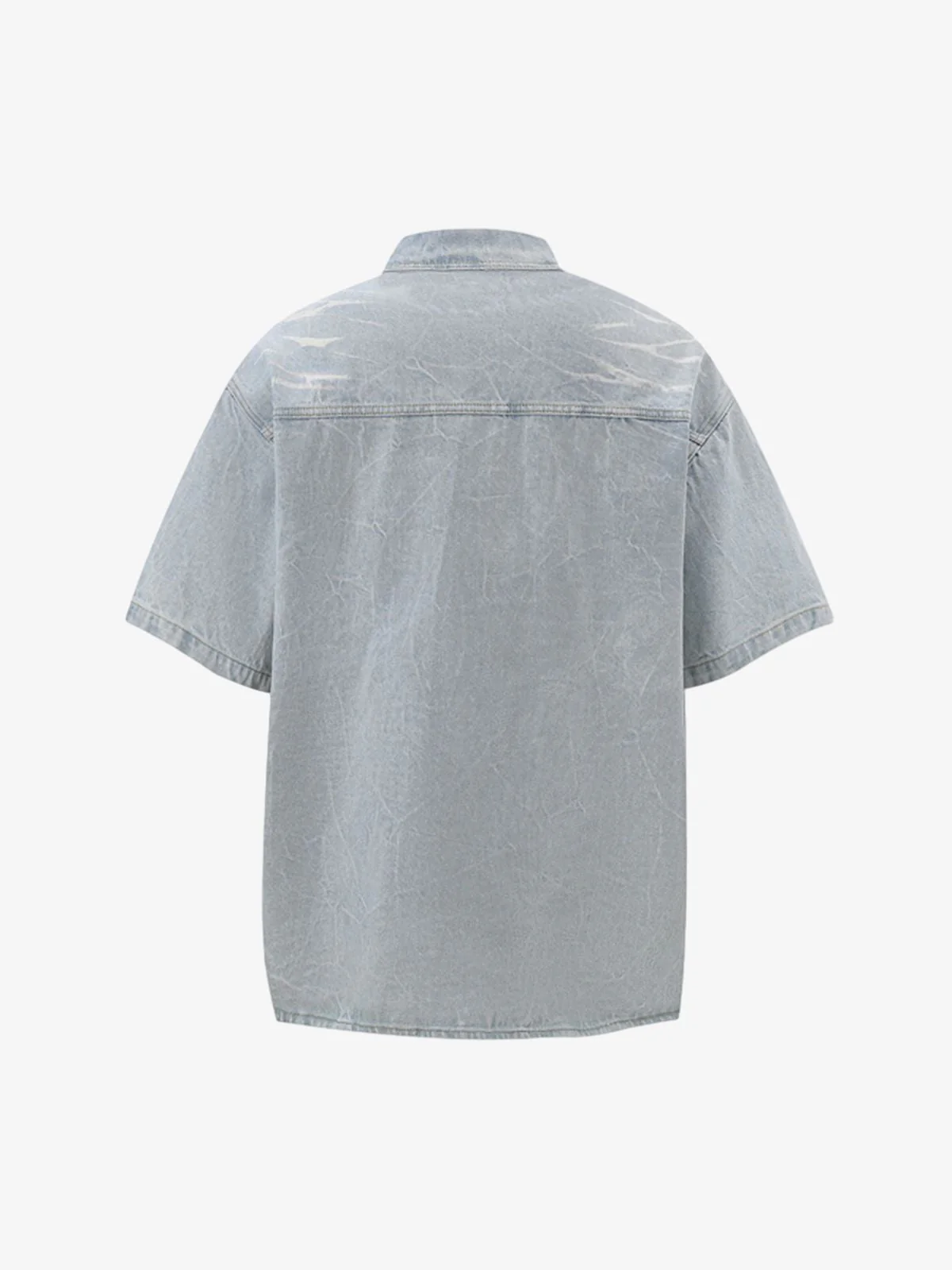 Short Sleeve Shirt & Shorts Denim Set - Image 15