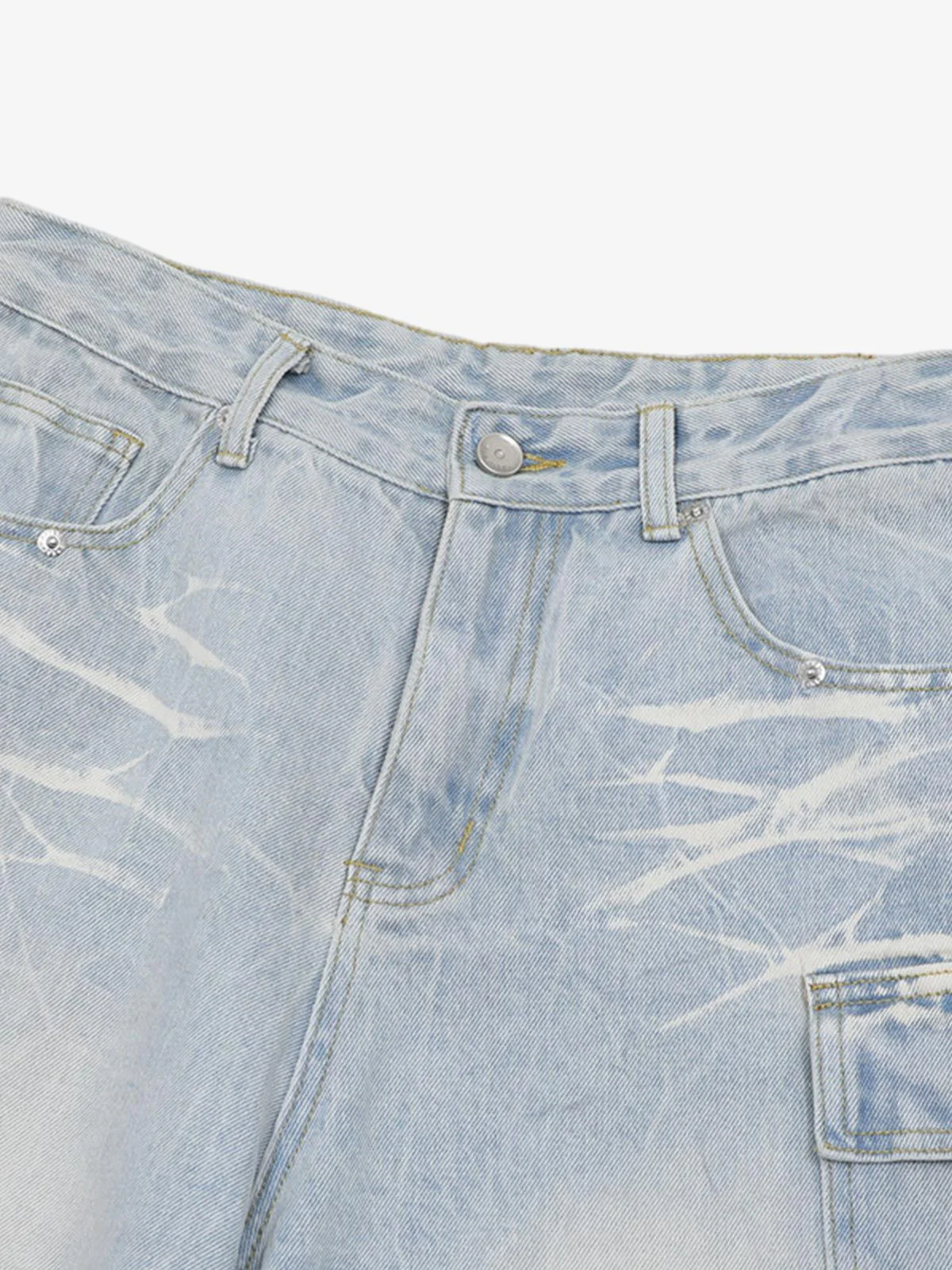 Short Sleeve Shirt & Shorts Denim Set - Image 17