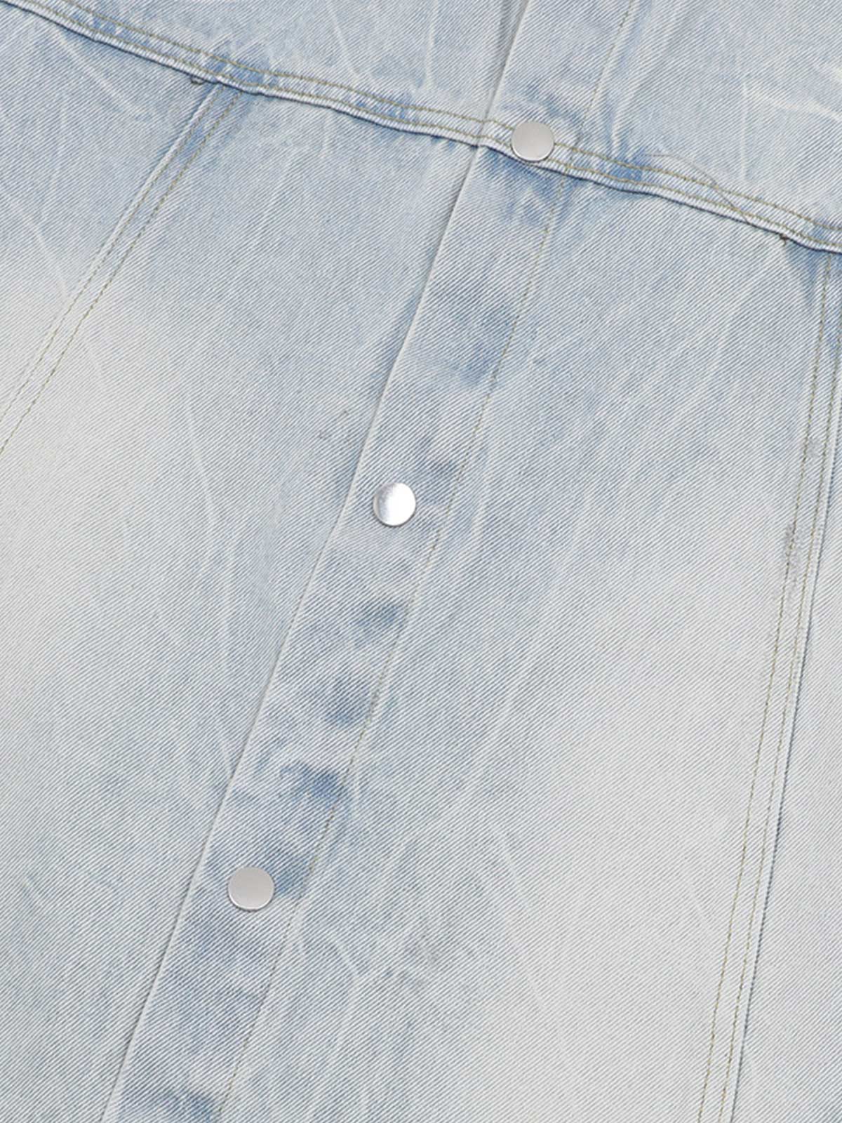 Short Sleeve Shirt & Shorts Denim Set - Image 21