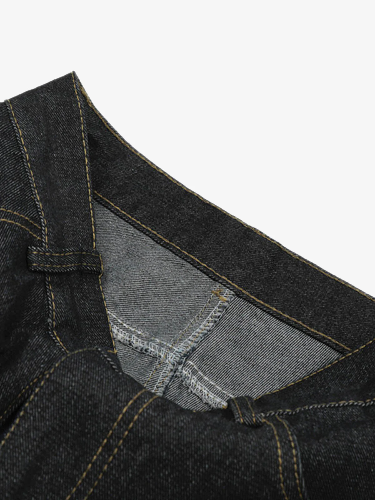 Washed Cheetah Print Patchwork Denim Jorts - Image 5