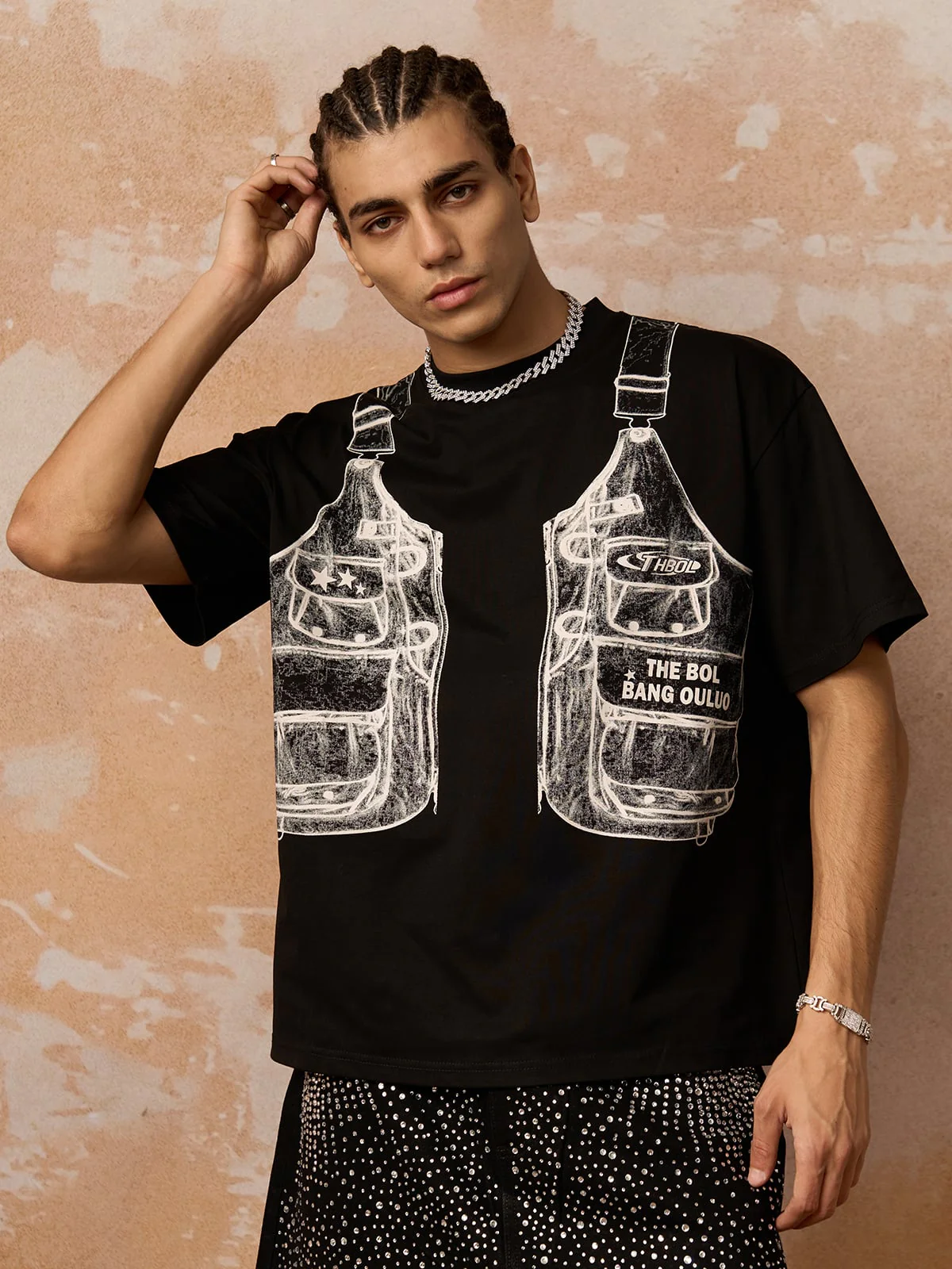 Jacket Print Graphic T-Shirt - Image 6