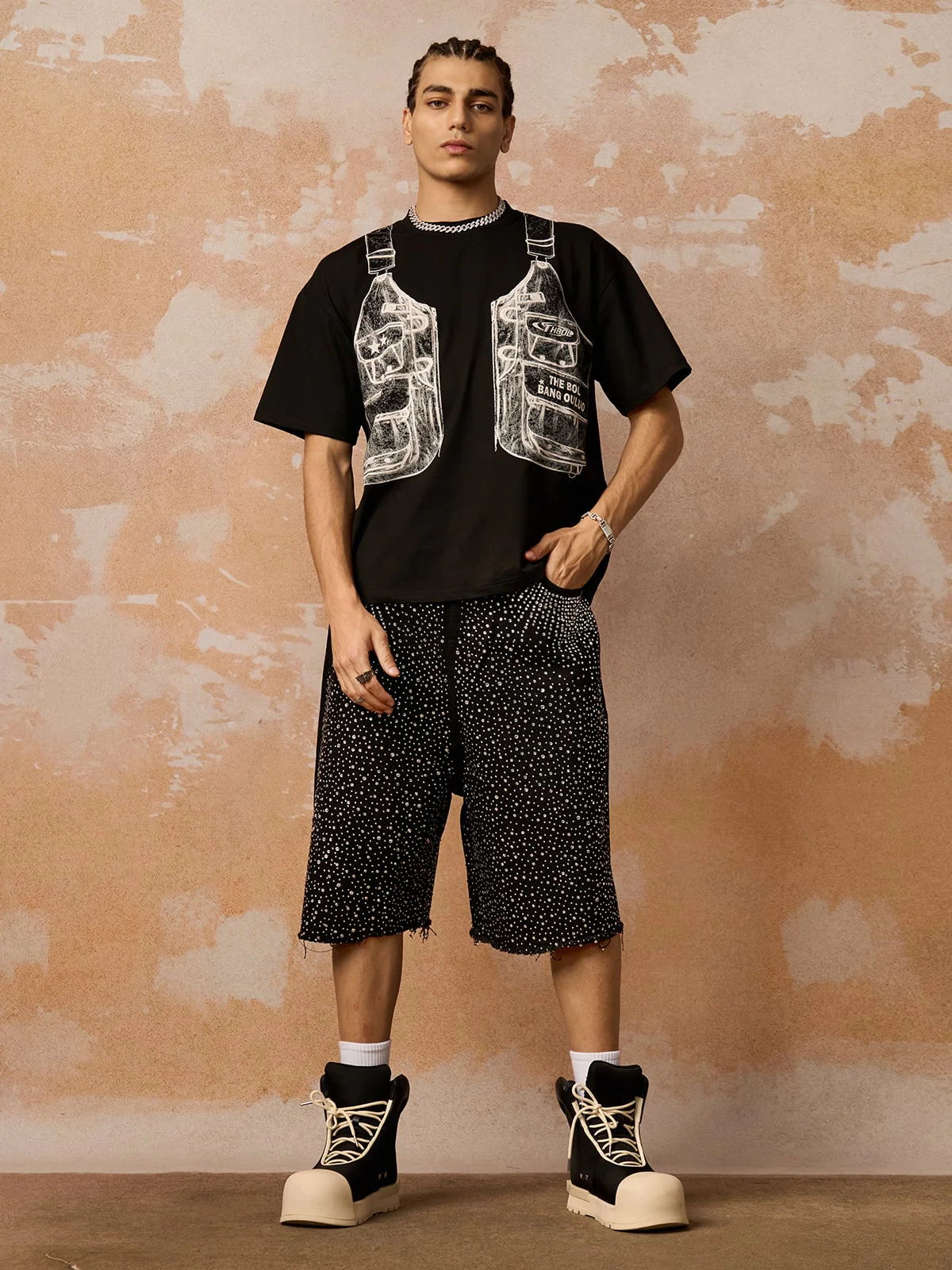 Jacket Print Graphic T-Shirt - Image 8