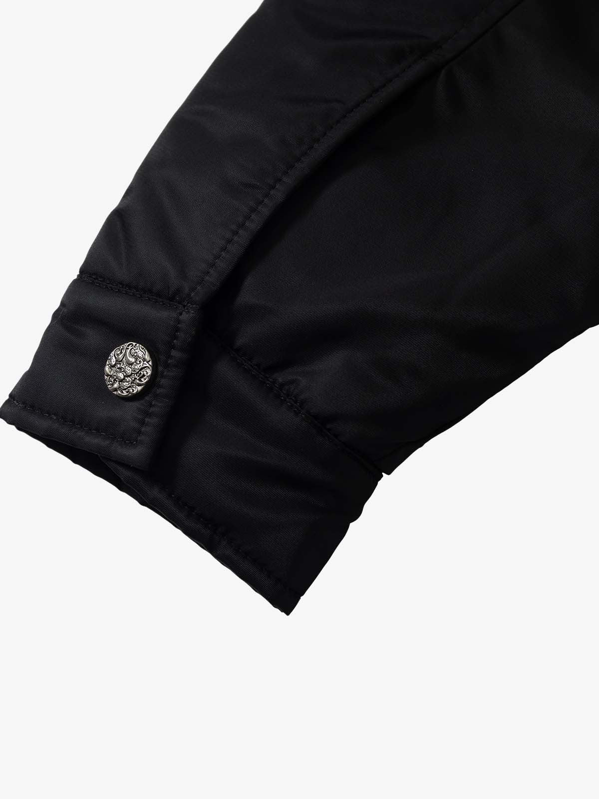 Retro Fur Collar Leopard Lined Bomber Jacket - Image 12