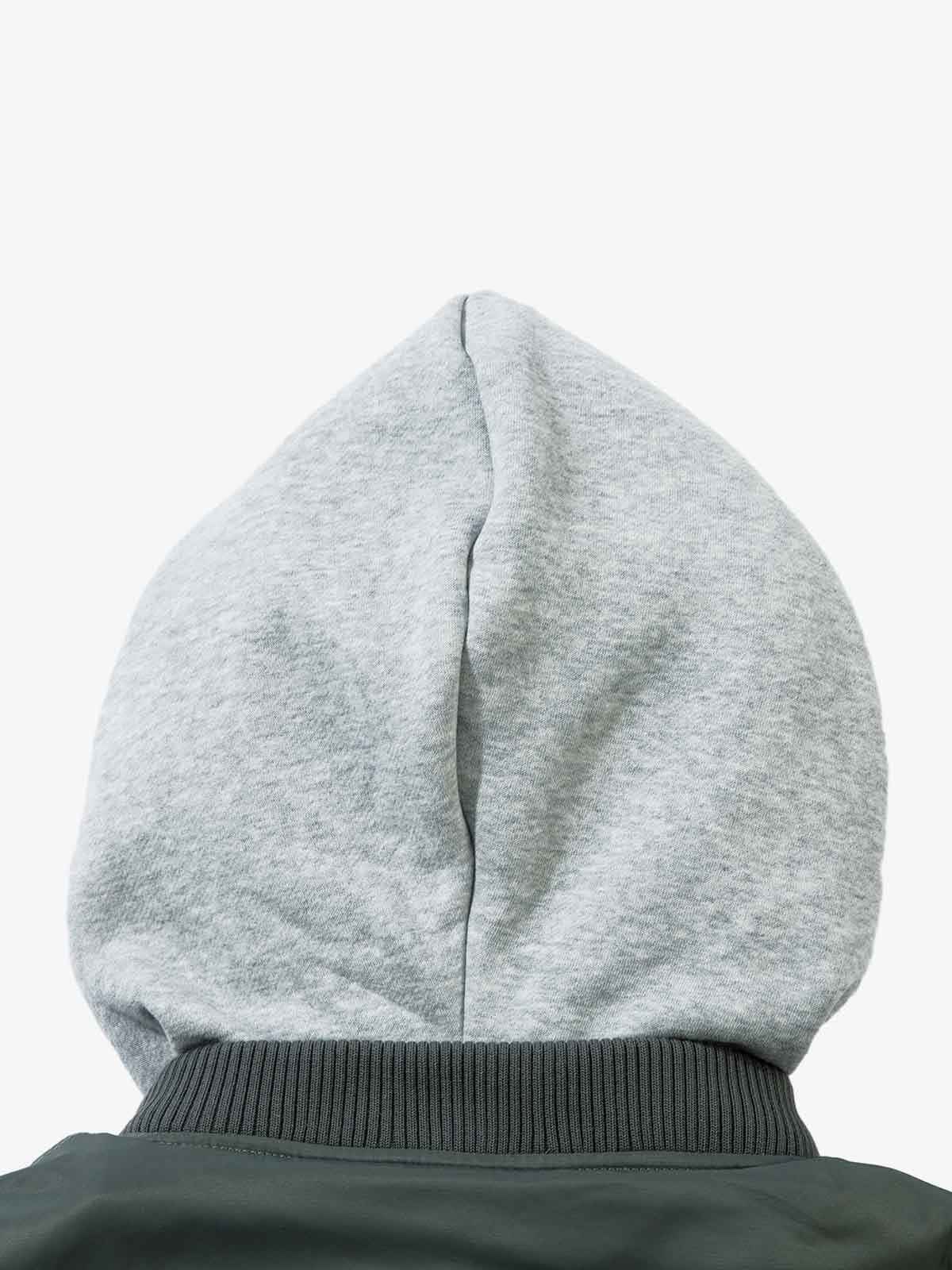 Vintage Fur Hood Padded Zip Up Bomber Jacket - Image 8