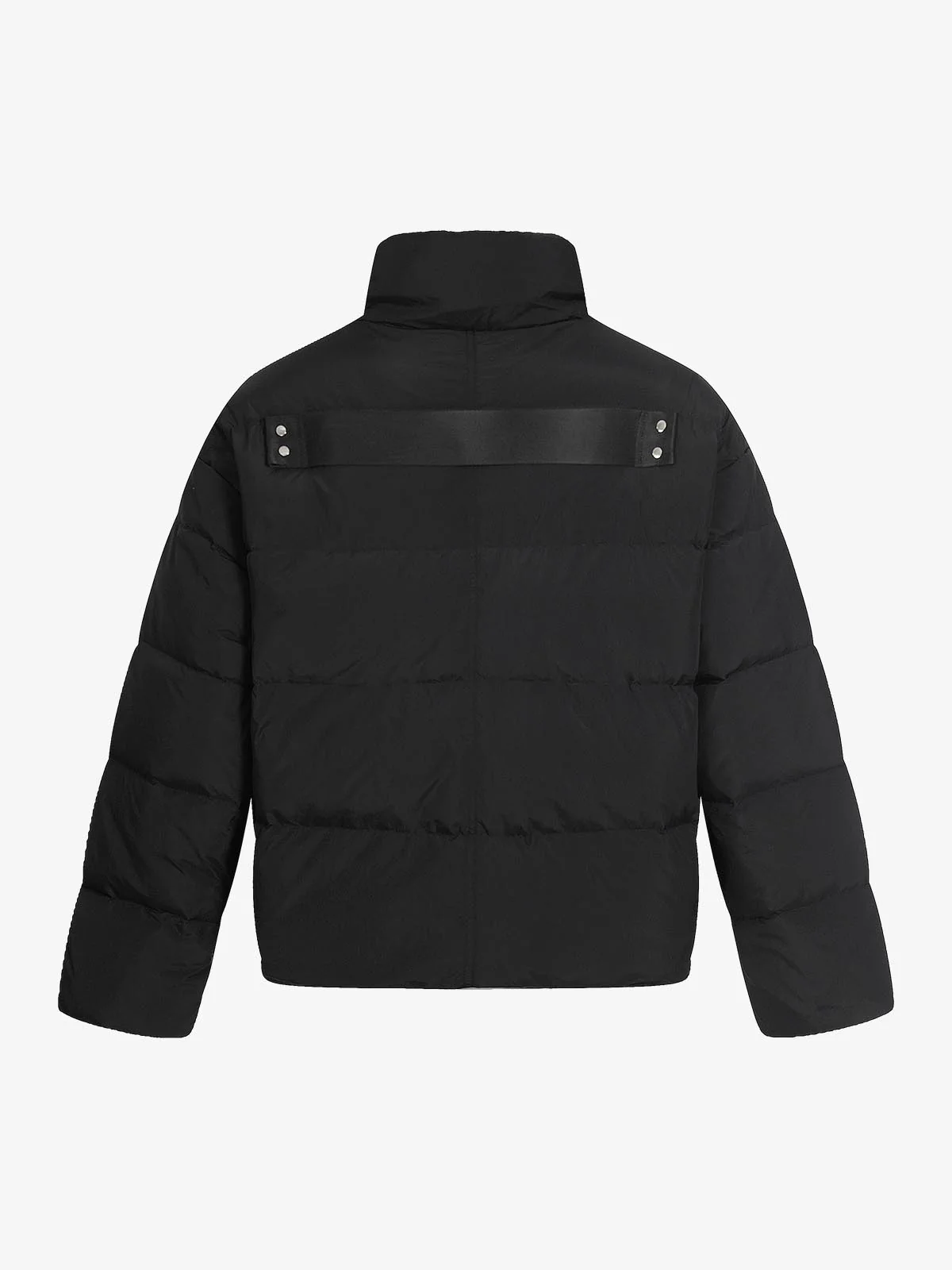Vintage Asymmetric Zip High-Neck Puffer Jacket - Image 6