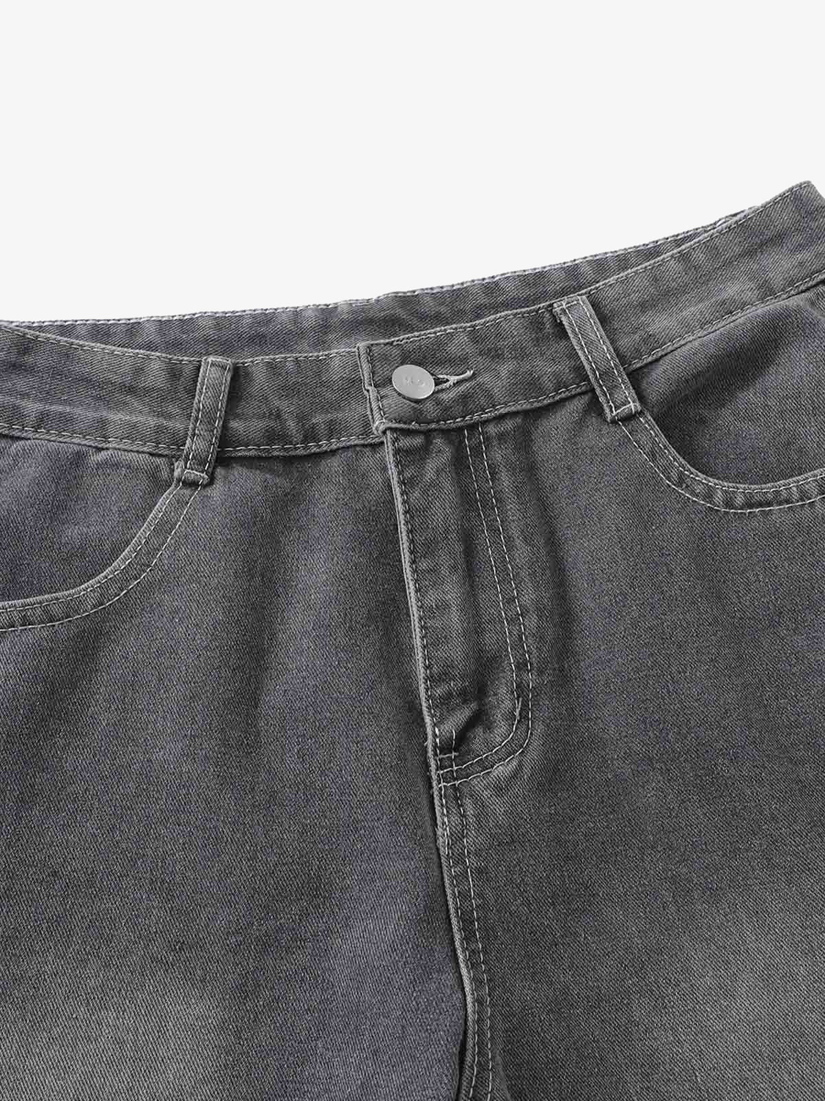 Washed Gradient Flared Jeans - Image 3