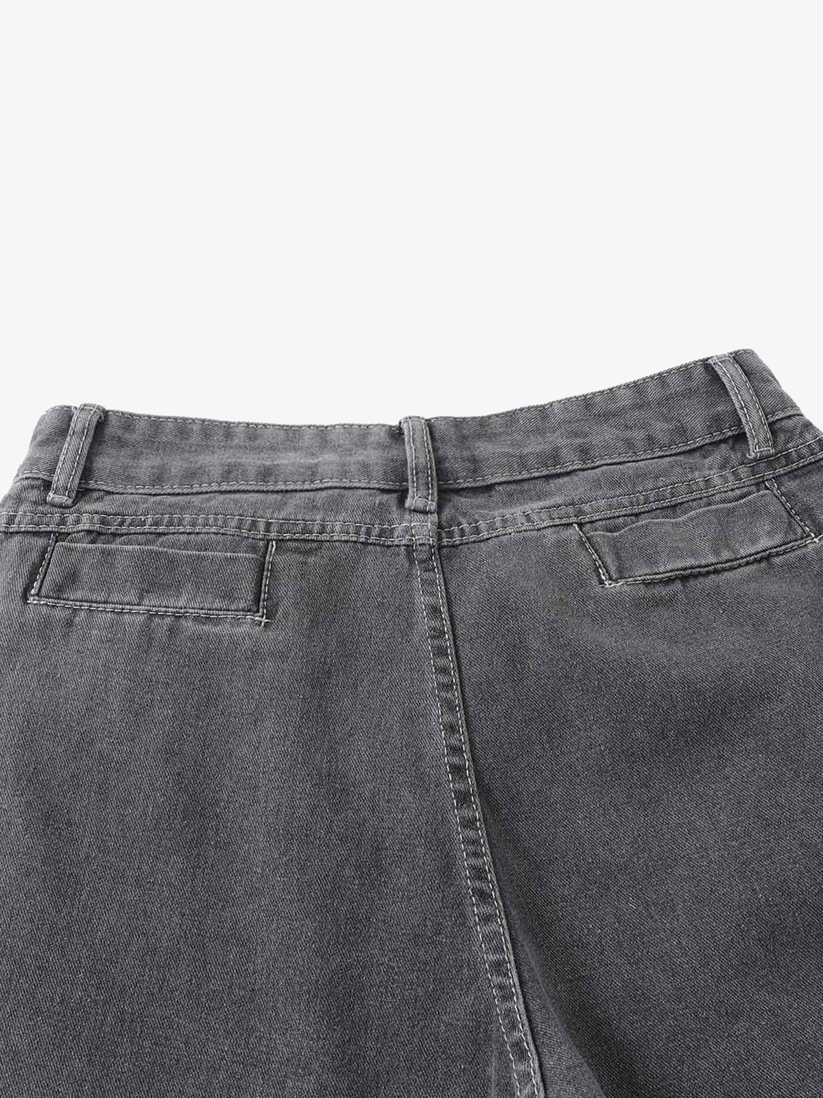 Washed Gradient Flared Jeans - Image 4
