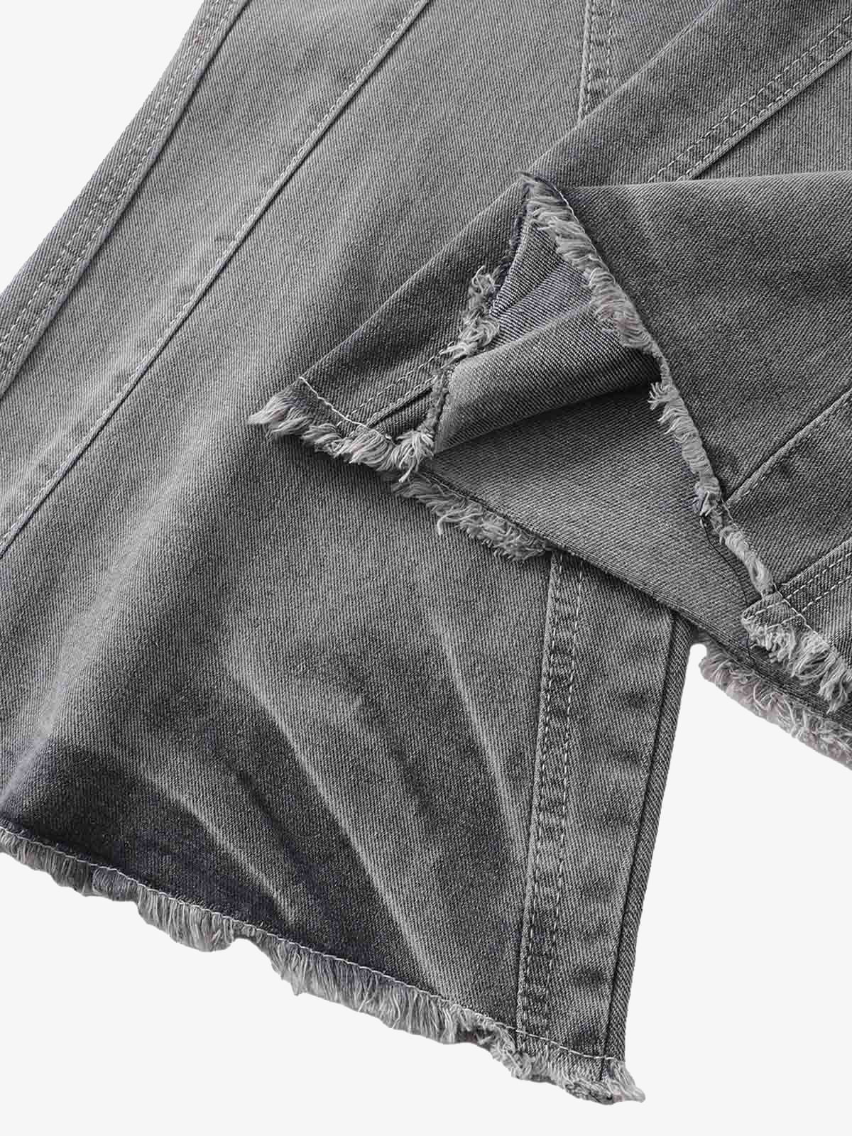 Washed Gradient Flared Jeans - Image 7