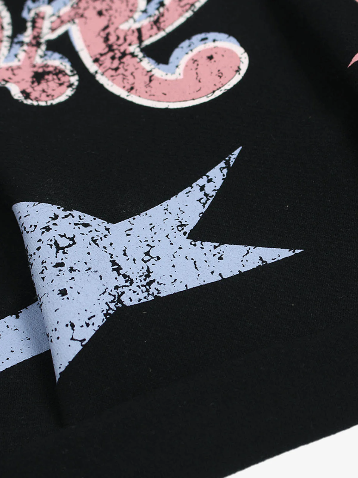 Retro Graphic Fleece-Lined Baggy Sweatpants - Image 12