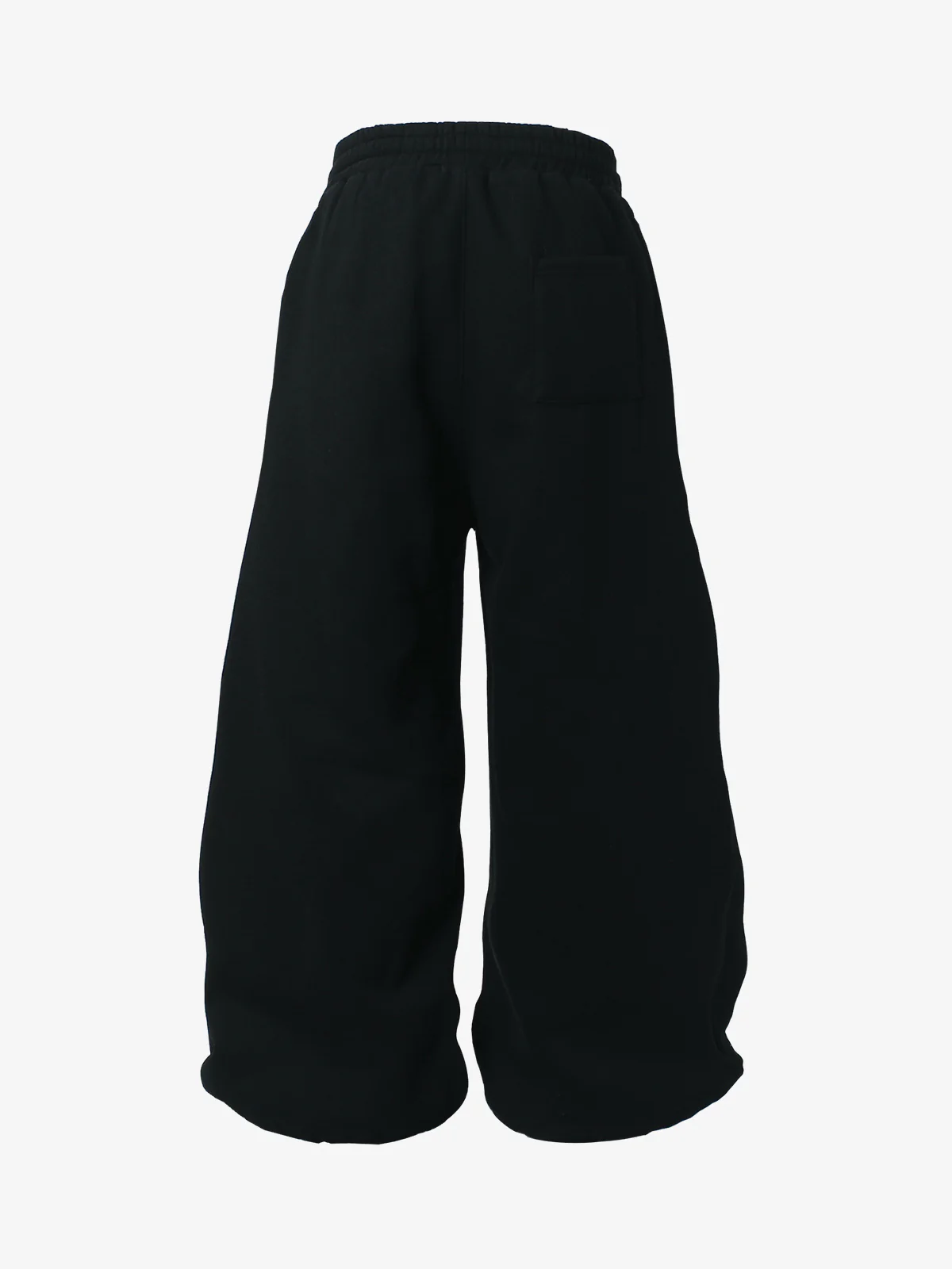 Retro Graphic Fleece-Lined Baggy Sweatpants - Image 7