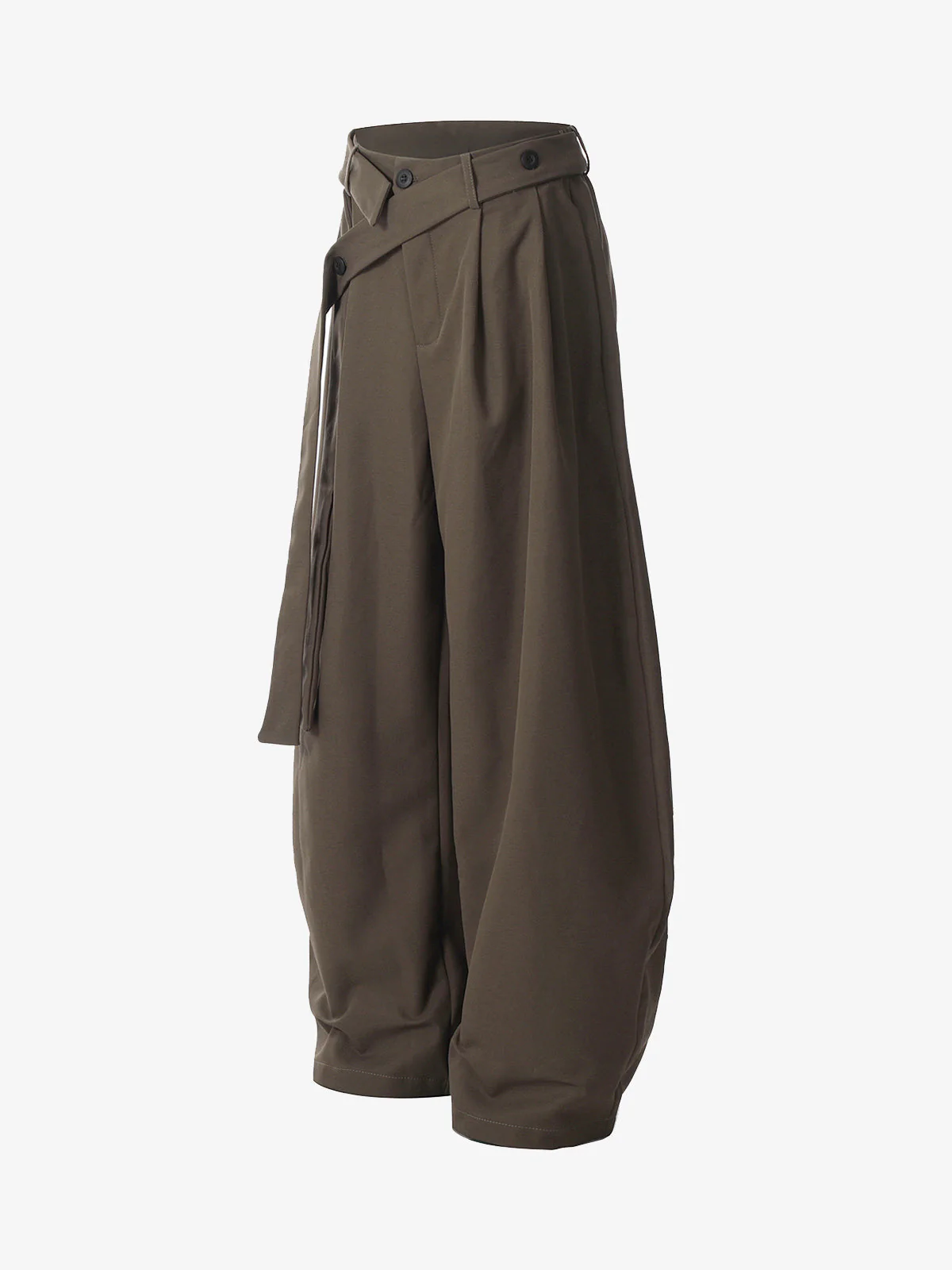 Pleated Belted Machete Track Pants - Image 13