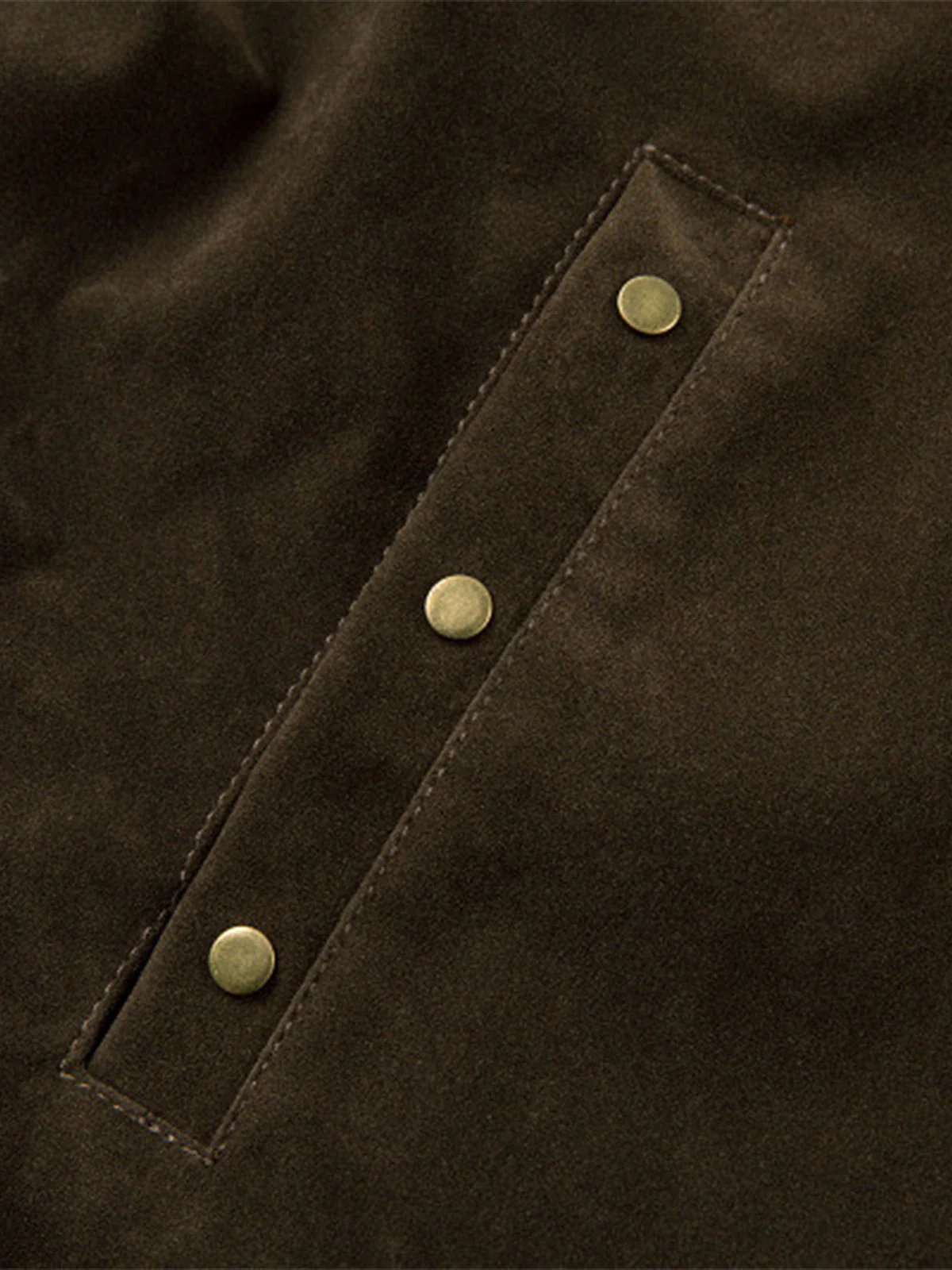Suede Lapel Deconstructed Patchwork Jacket - Image 14