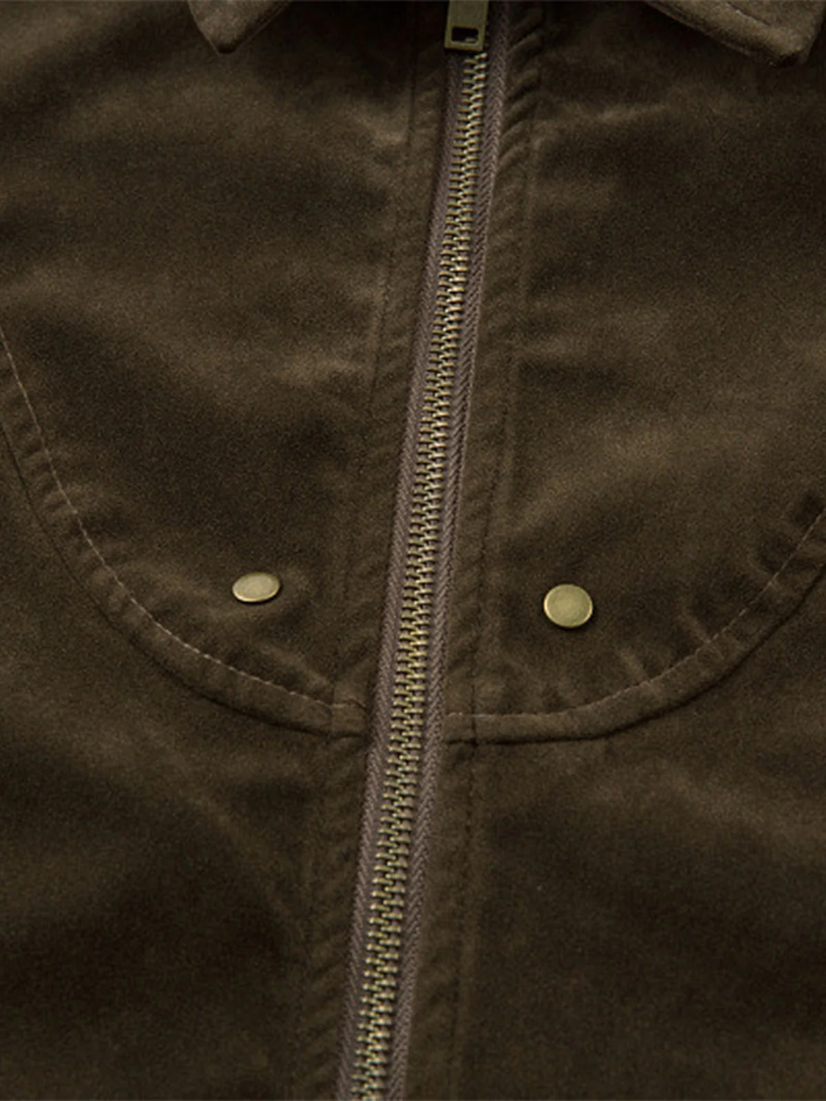 Suede Lapel Deconstructed Patchwork Jacket - Image 15