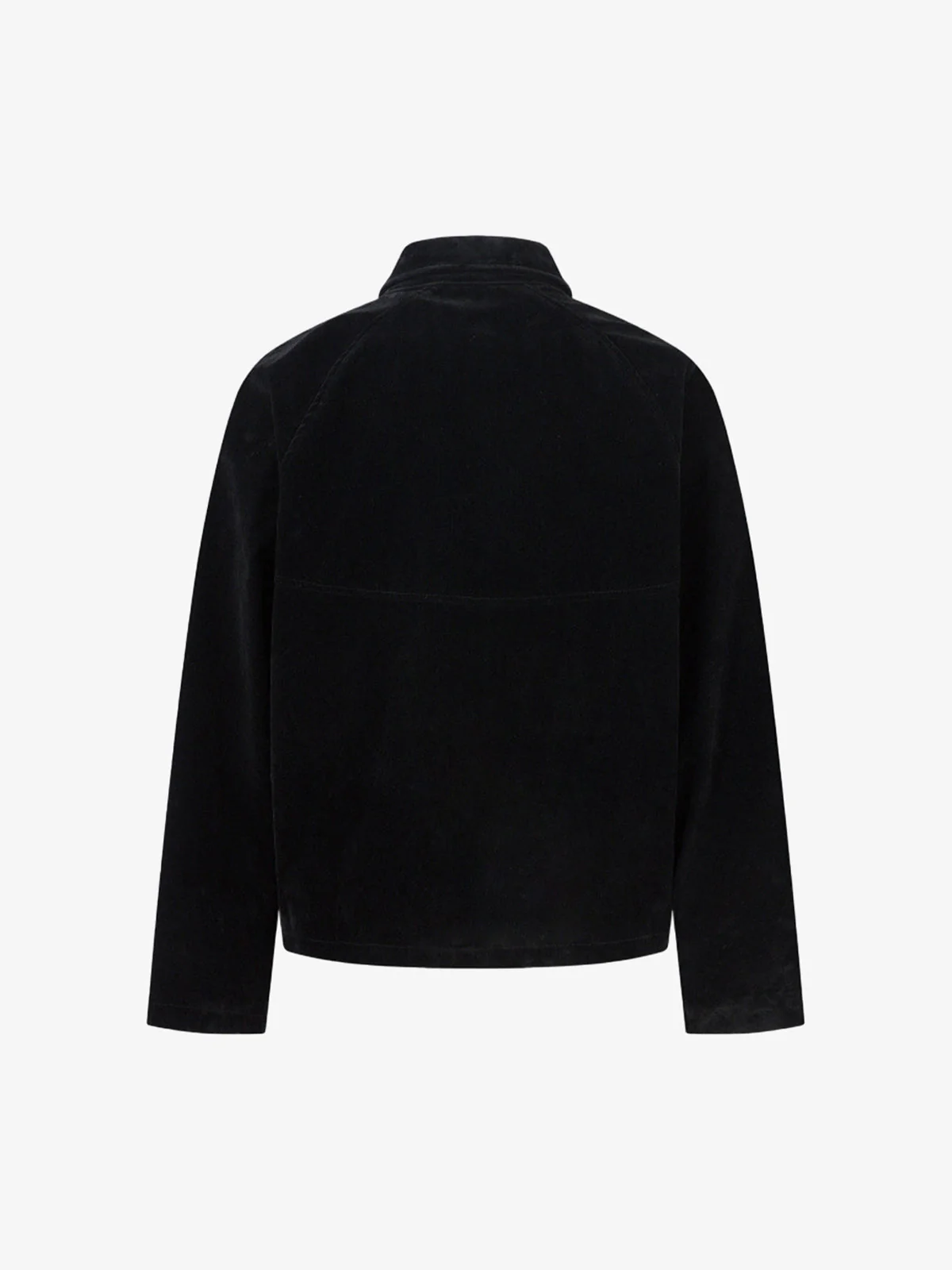 Suede Lapel Deconstructed Patchwork Jacket - Image 4