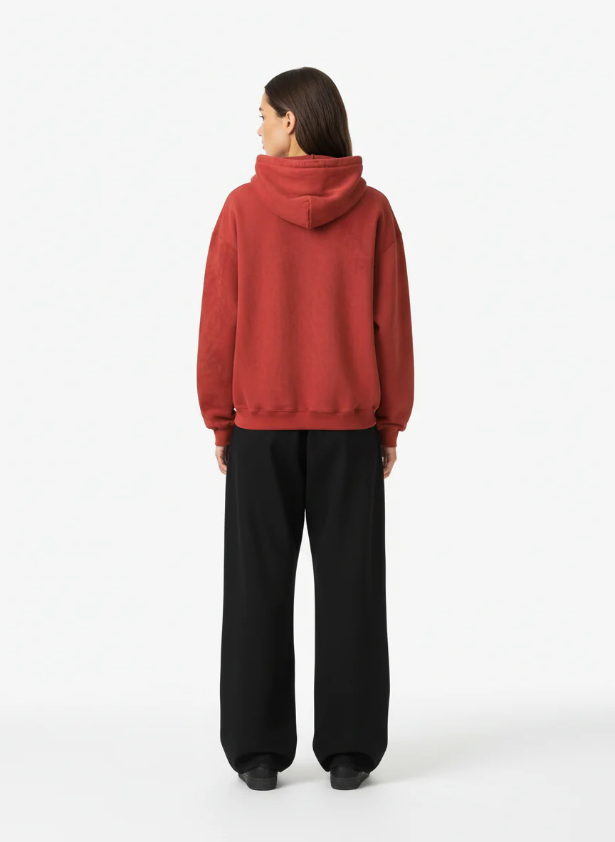 Suede Letter Embroidered Cropped Zip-Up Sweatshirt - Image 10