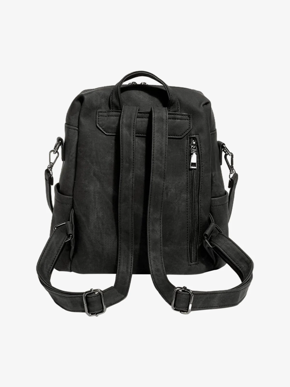Suede Simple Dual-Use Large Capacity Backpack - Image 6