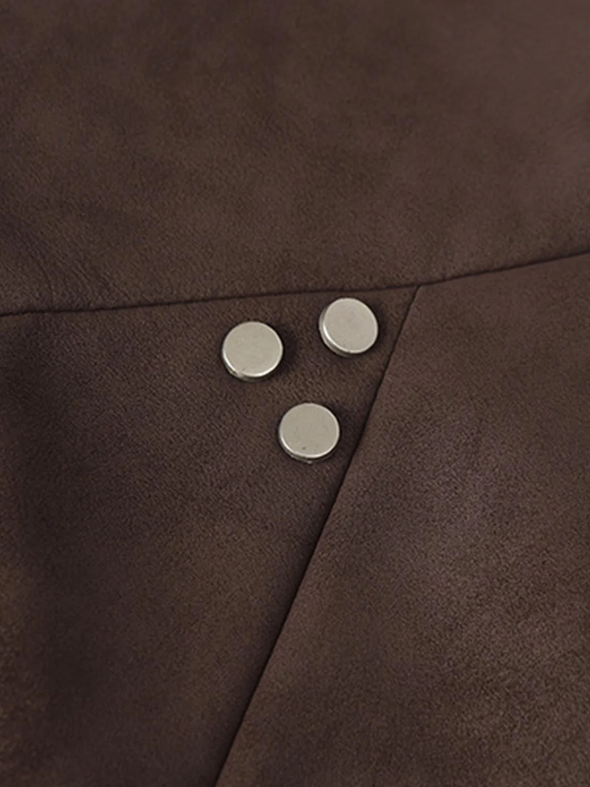 Suede Studded Zip Up Jacket - Image 6
