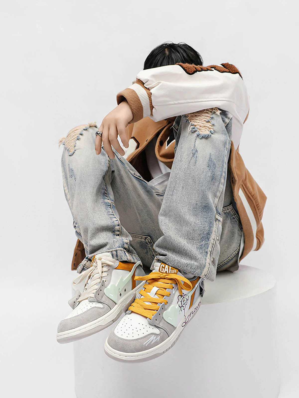 Sunflower Hip-Hop Skate Shoes - 2205 - Image 3
