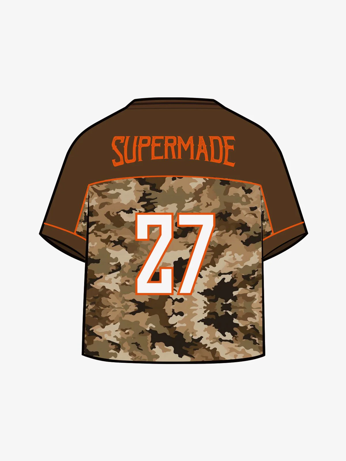 Original Camouflage Football Jersey T-Shirt - 2401 - Image 13