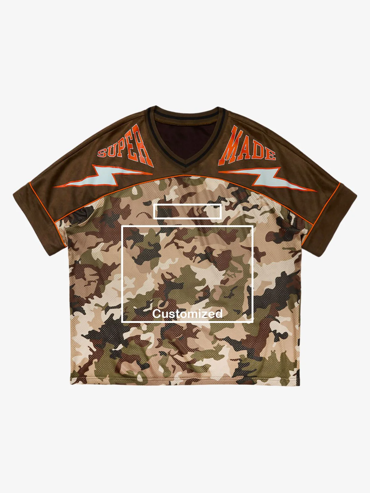 Original Camouflage Football Jersey T-Shirt - 2401 - Image 6