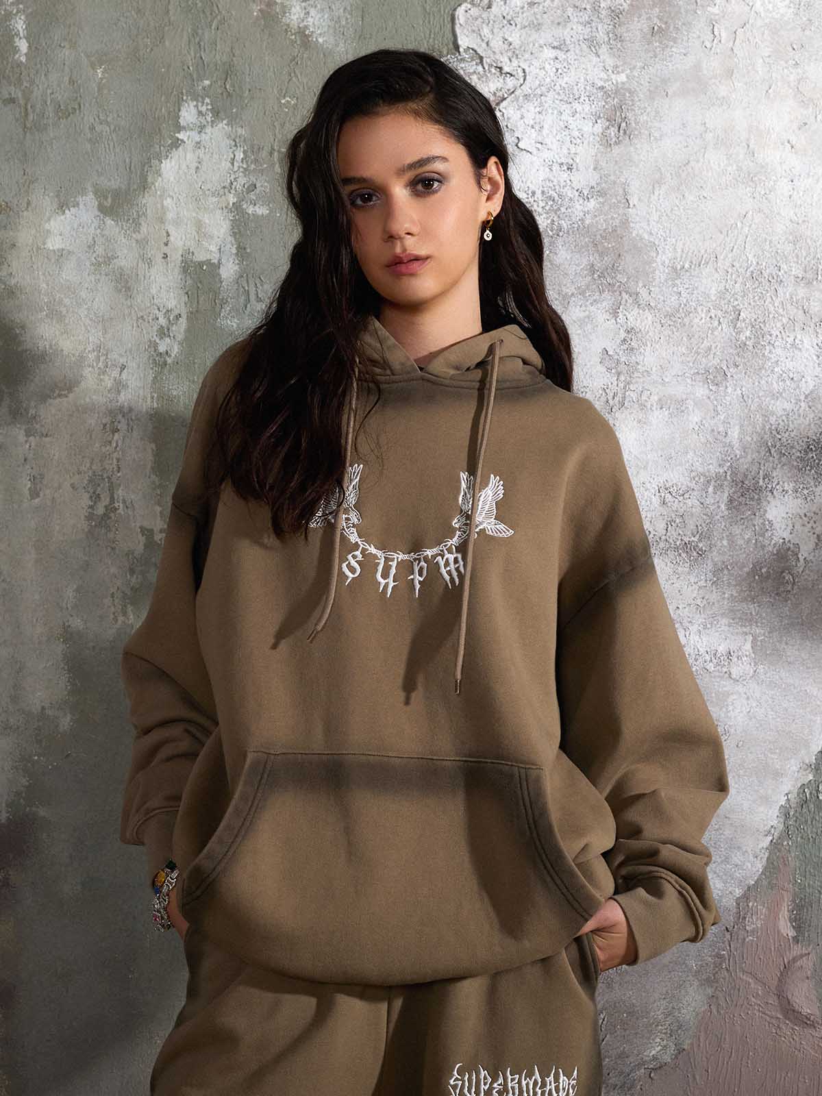 Supermade Distressed Embroidered Tie Dye Set - Image 9