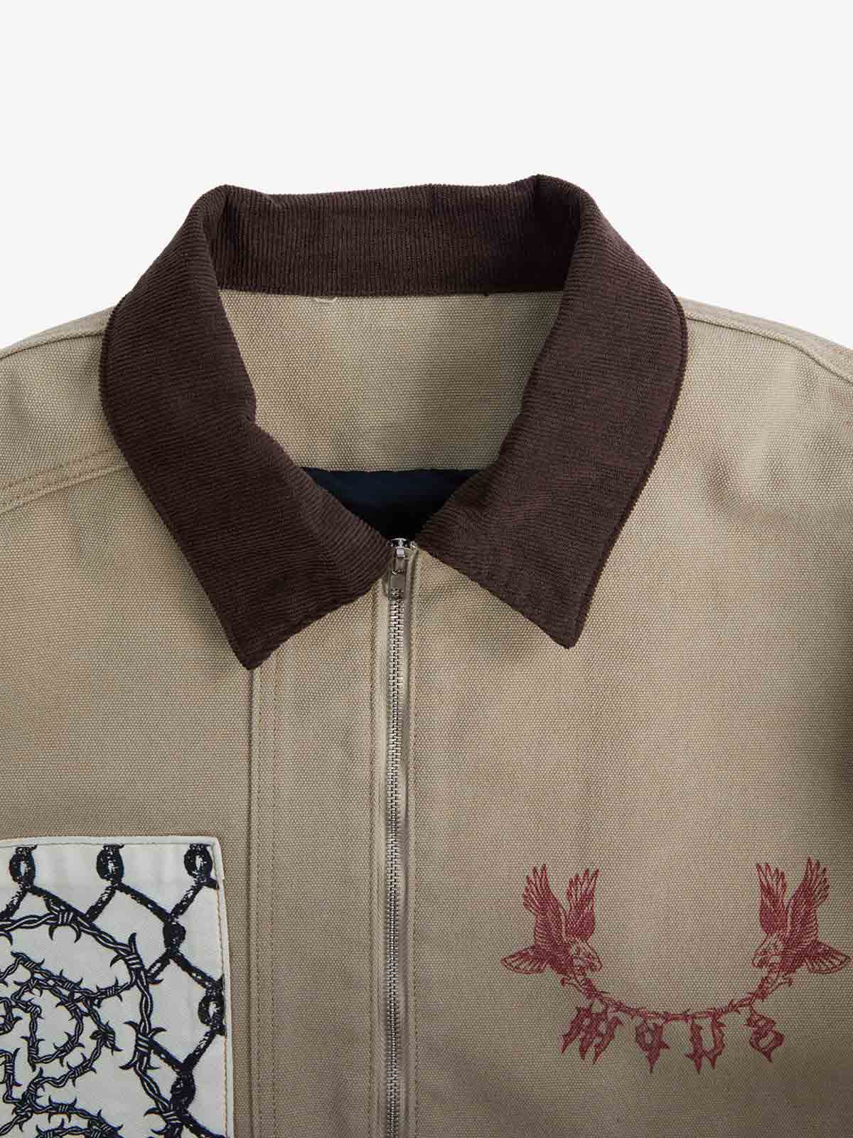 Supermade Multi-Element Appliqué Patchwork Denim Suit - Image 40