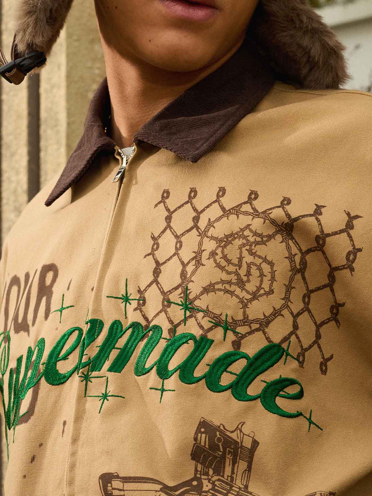 Supermade Retro Slogan Embroidered Canvas Set - Image 10