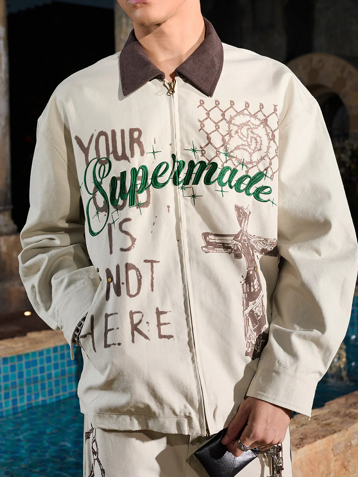 Supermade Retro Slogan Embroidered Canvas Set - Image 23