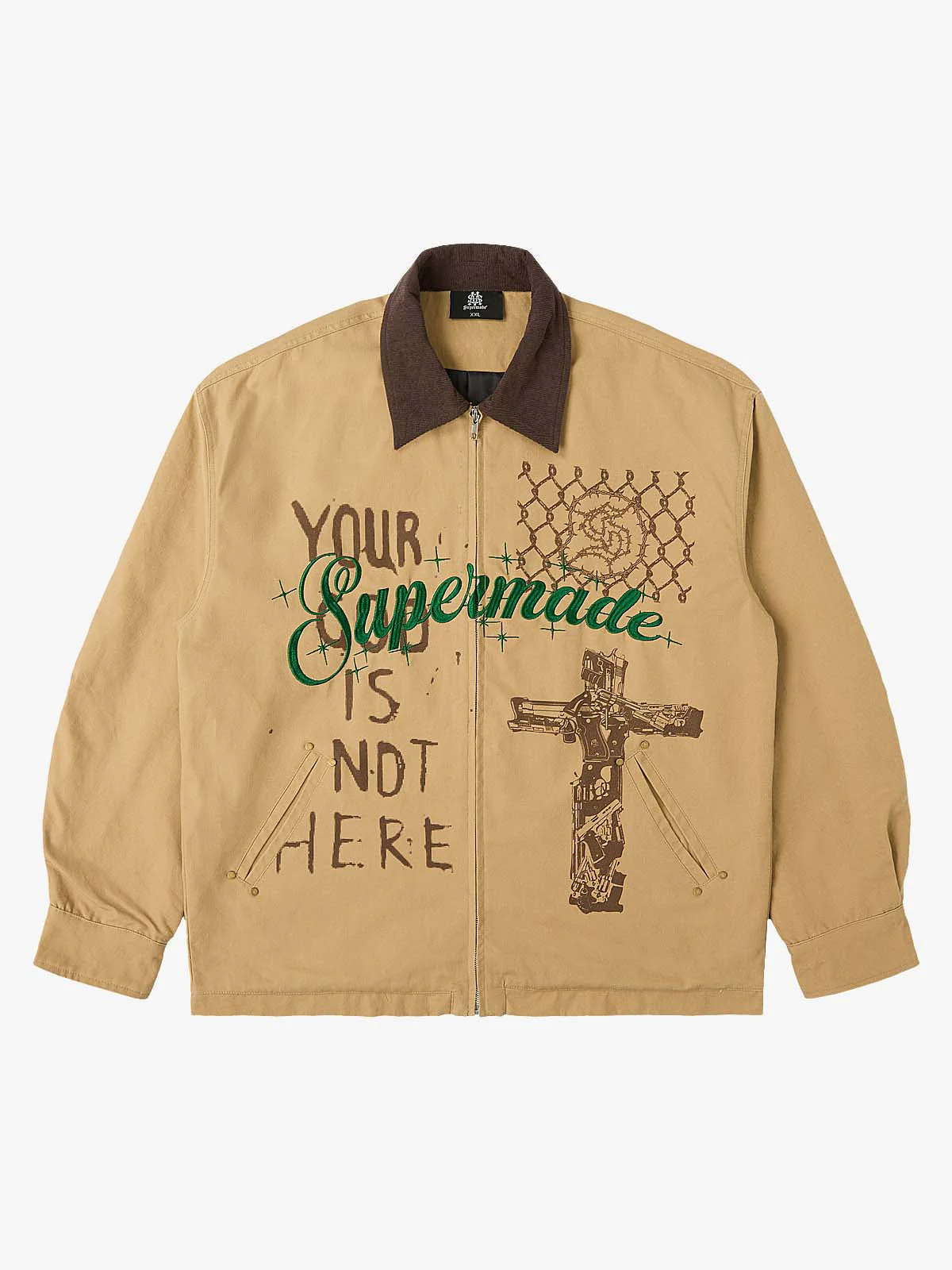 Supermade Retro Slogan Embroidered Canvas Set - Image 29