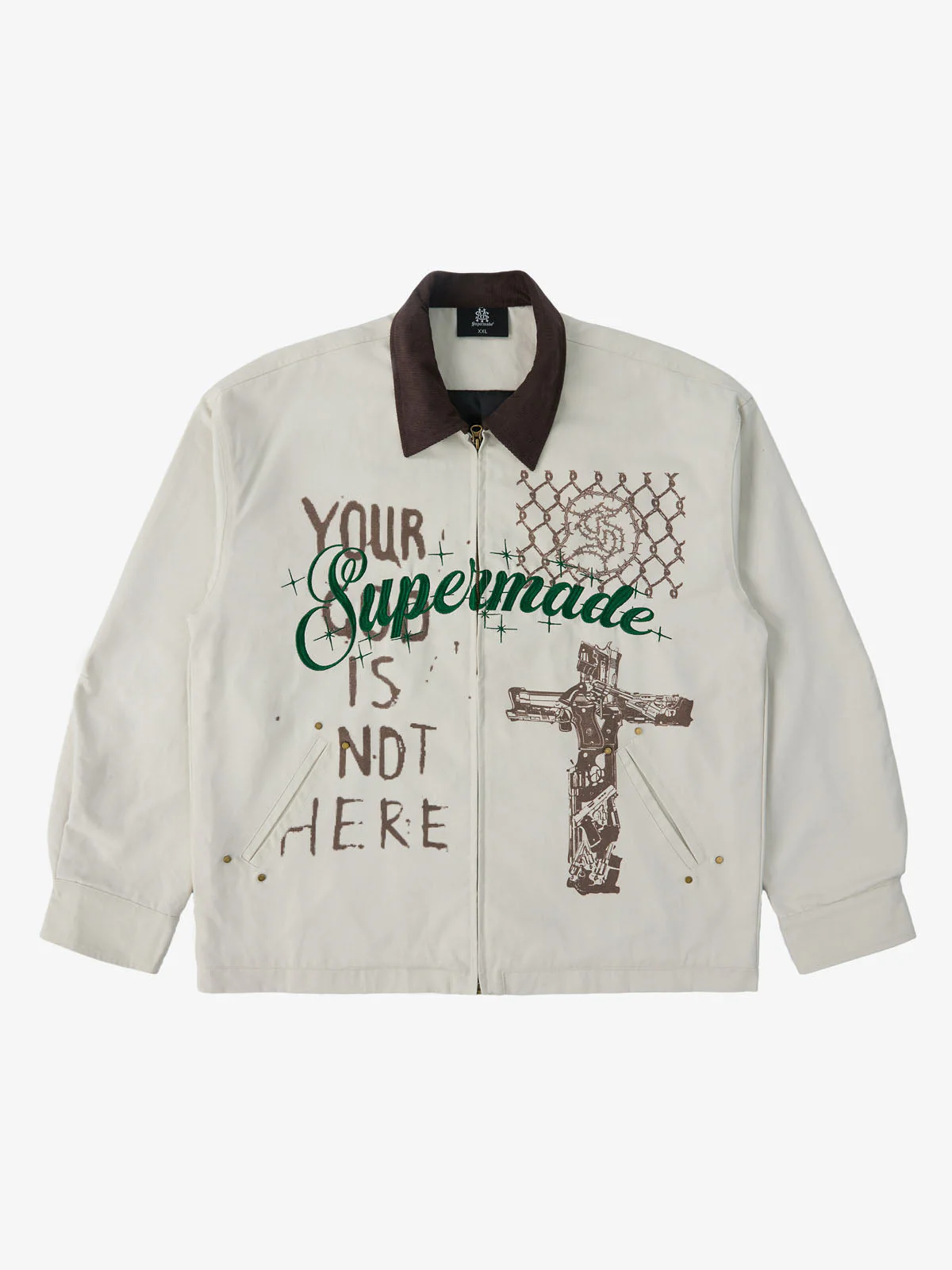 Supermade Retro Slogan Embroidered Canvas Set - Image 44