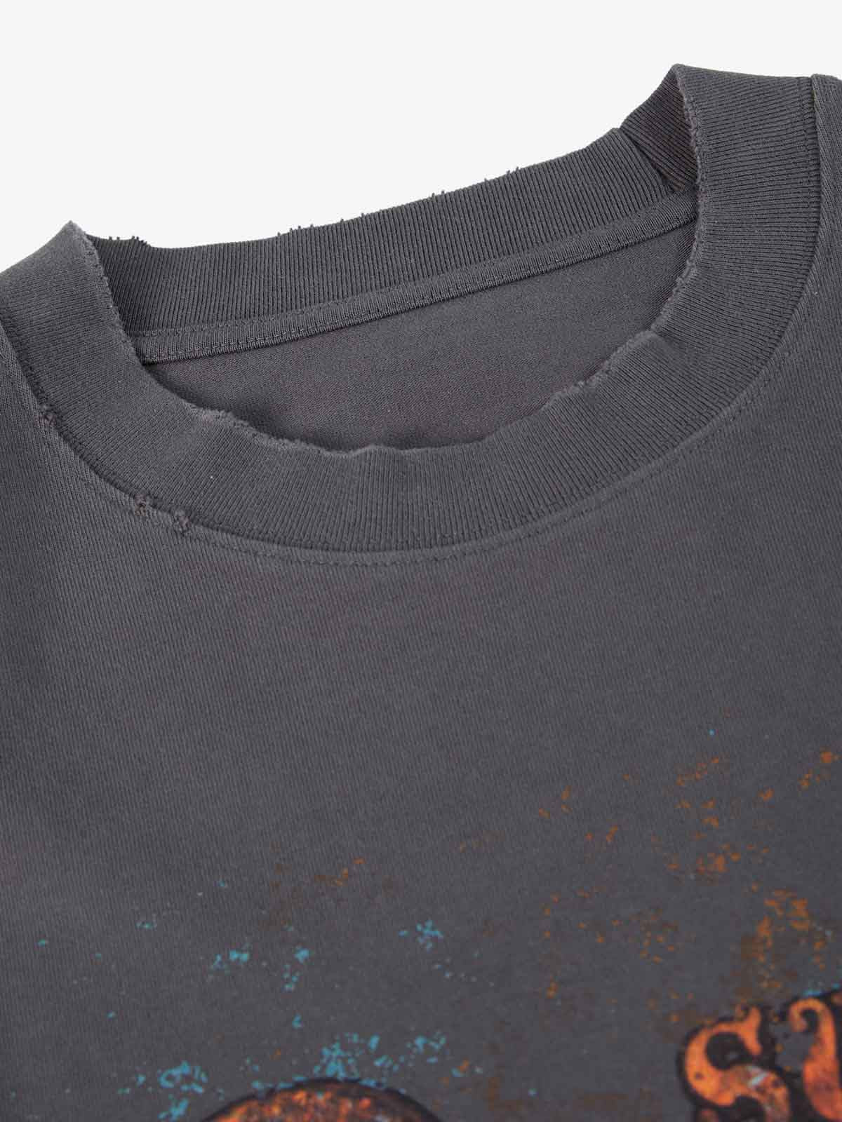 Supermade Rusty Metal Key Print T-Shirt - Image 15
