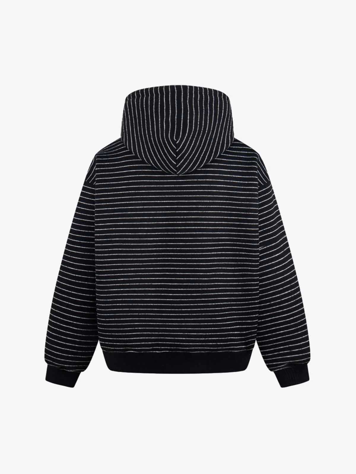 Supermade Striped Terry Embroidery "Made" Hoodie - Image 4