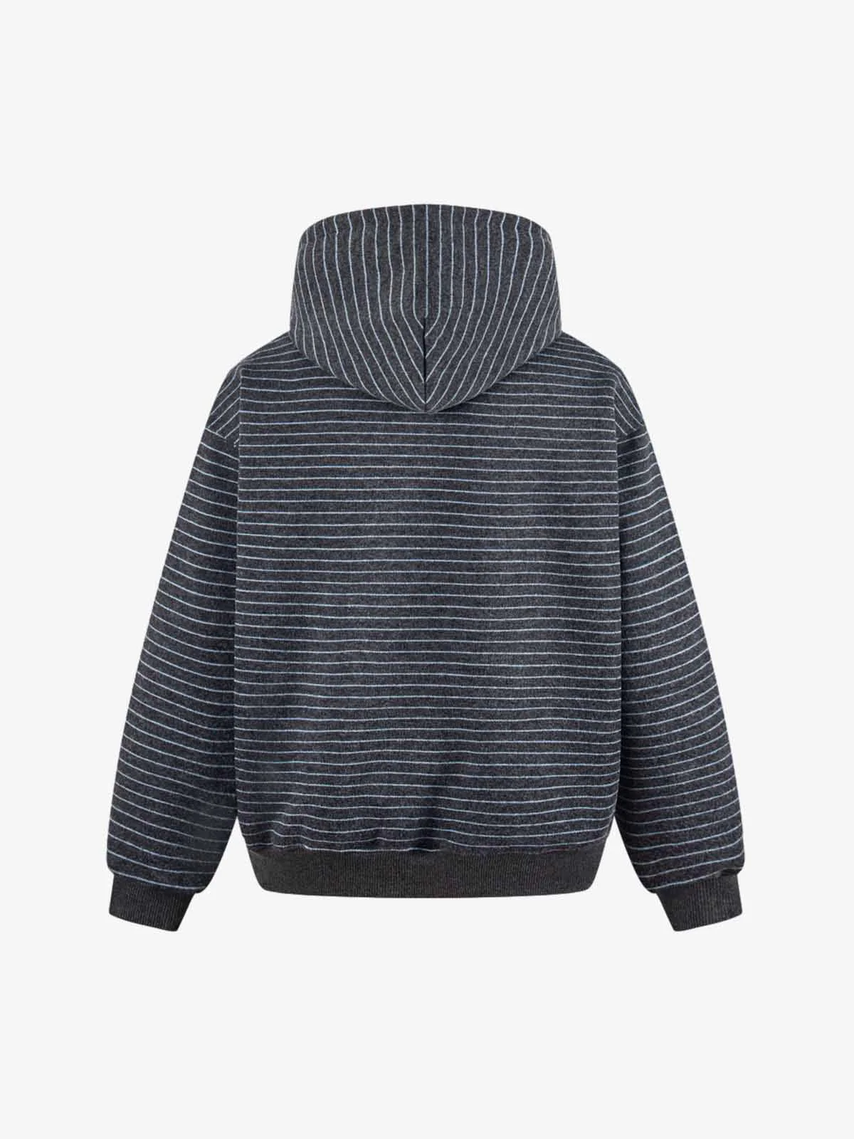 Supermade Striped Terry Embroidery "Made" Hoodie - Image 5