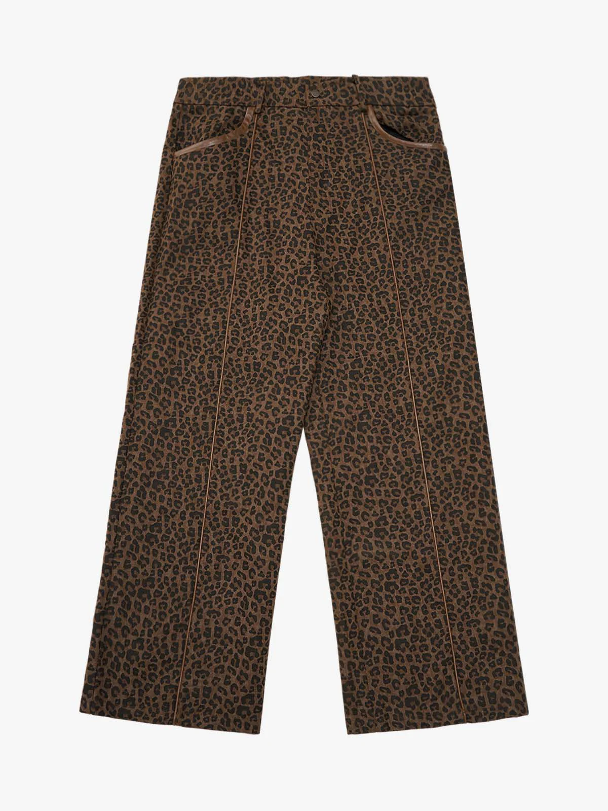 SUPM Letter Graffiti Cross Frame Leopard Print Set - Image 10