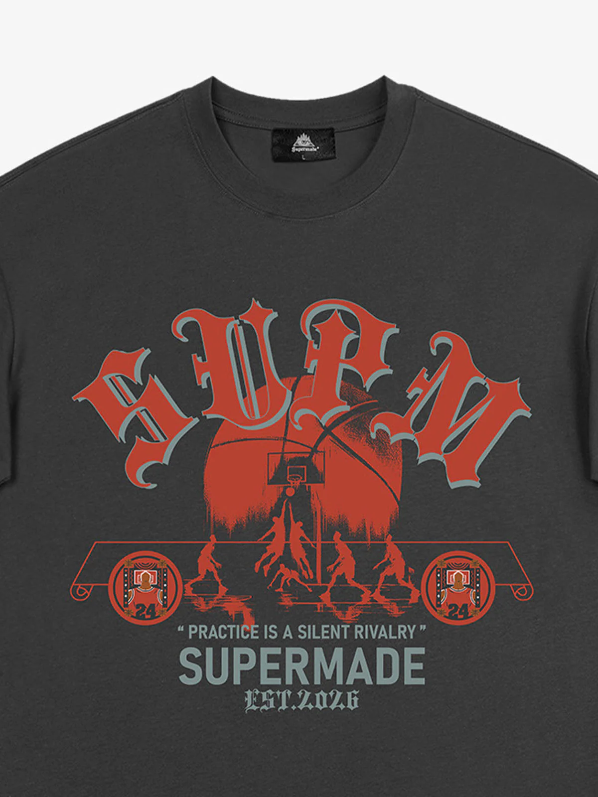 SUPM Slogan Graphic Retro Streetwear T-Shirt - Image 13