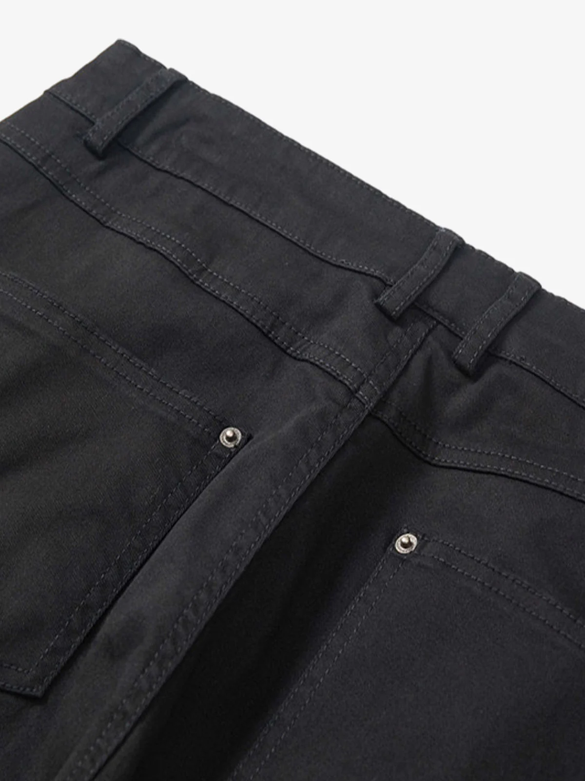 Technical Style Flared Cargo Casual Pants - Image 7