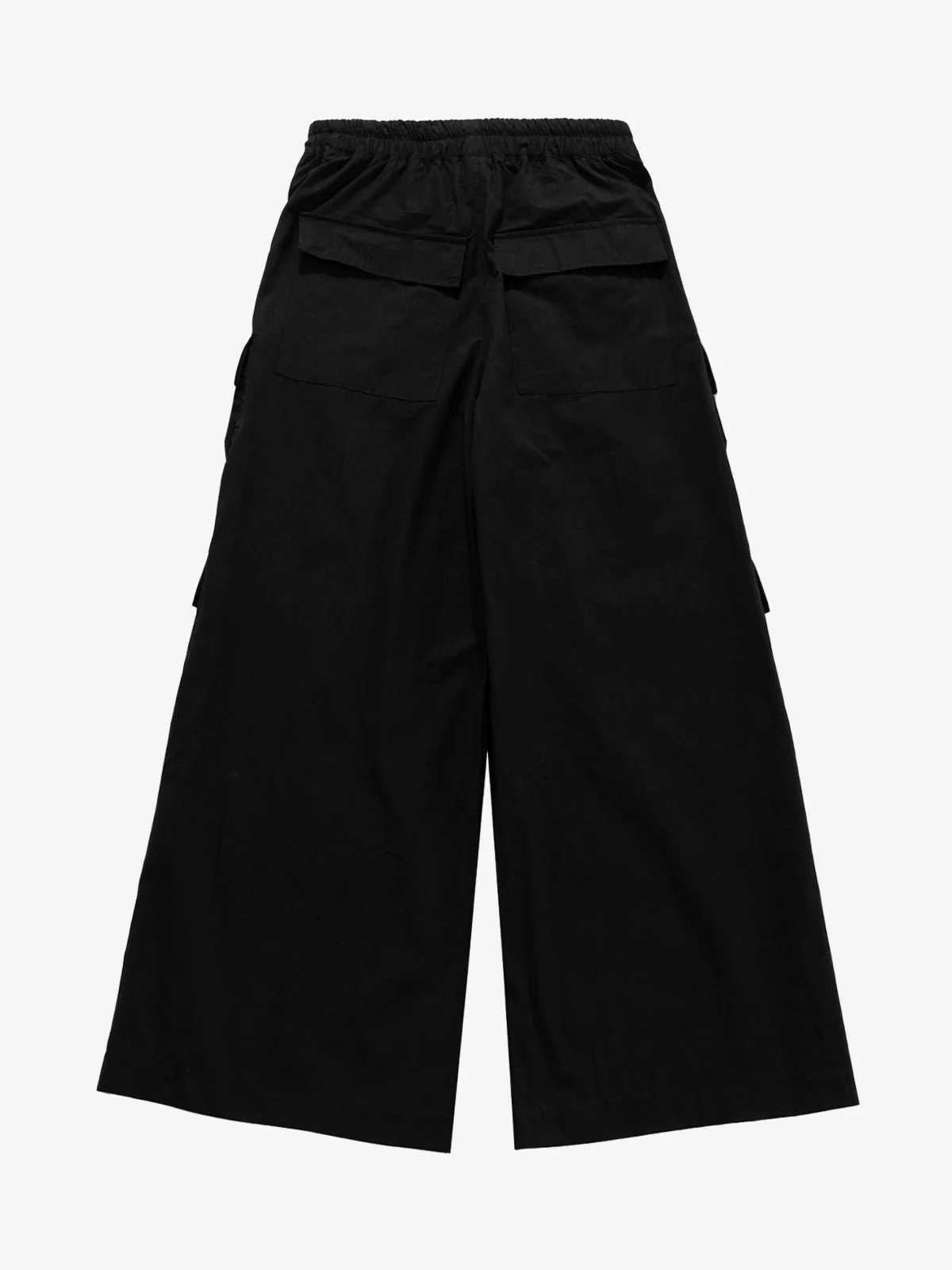 Woven Multi-Pocket Baggy Flared Pants - 2321 - Image 13
