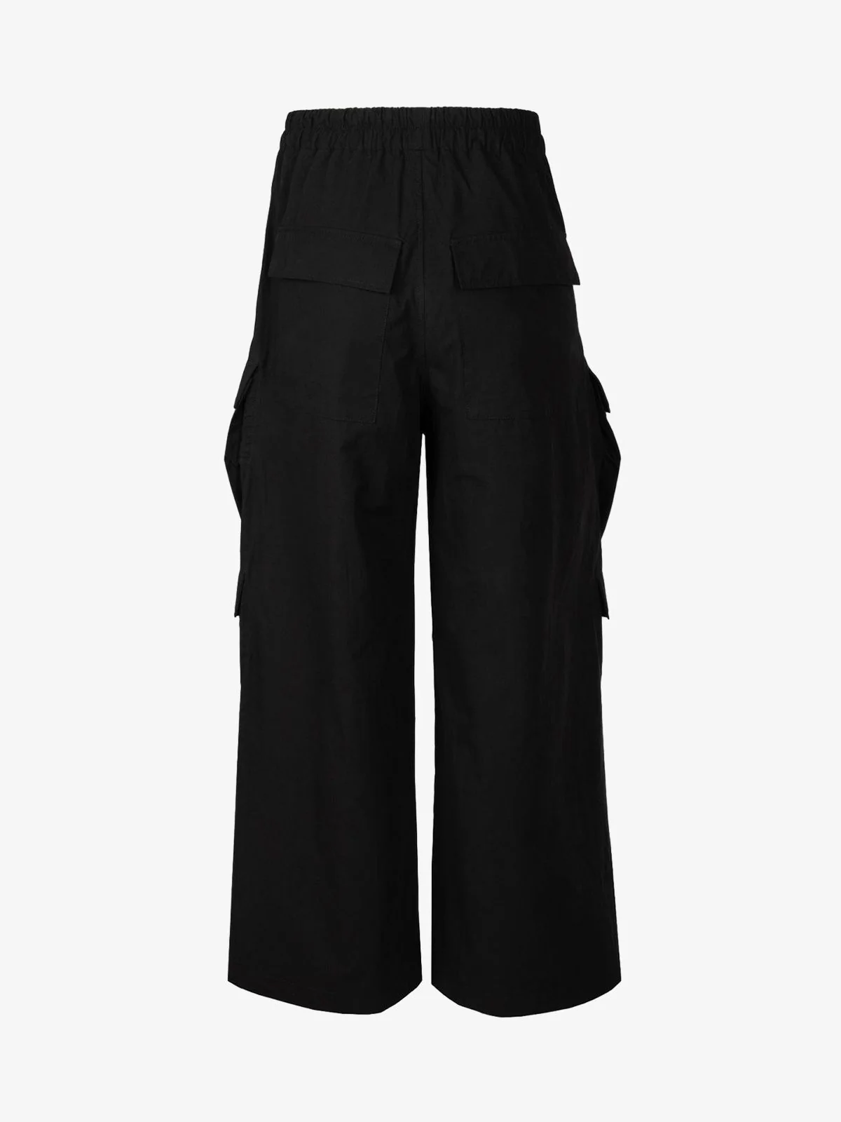 Woven Multi-Pocket Baggy Flared Pants - 2321 - Image 5